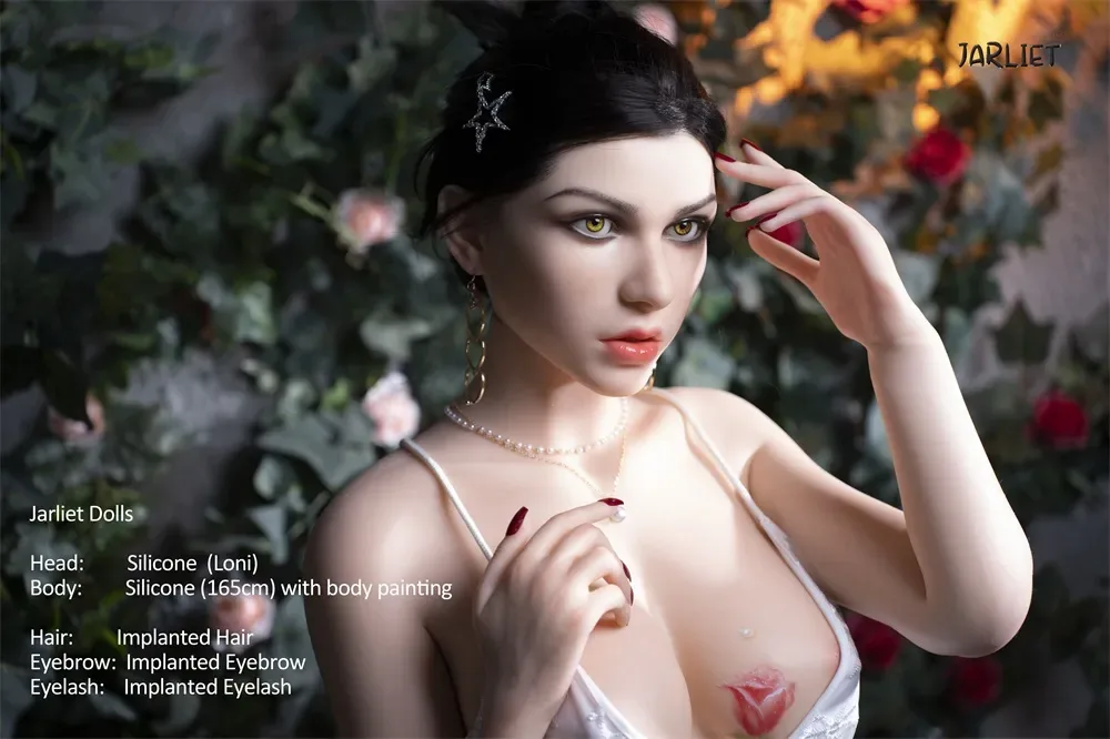 Jarliet丨Loni -5ft 4/165cm ROS Movable Jaw Silicone Sex Doll view 5