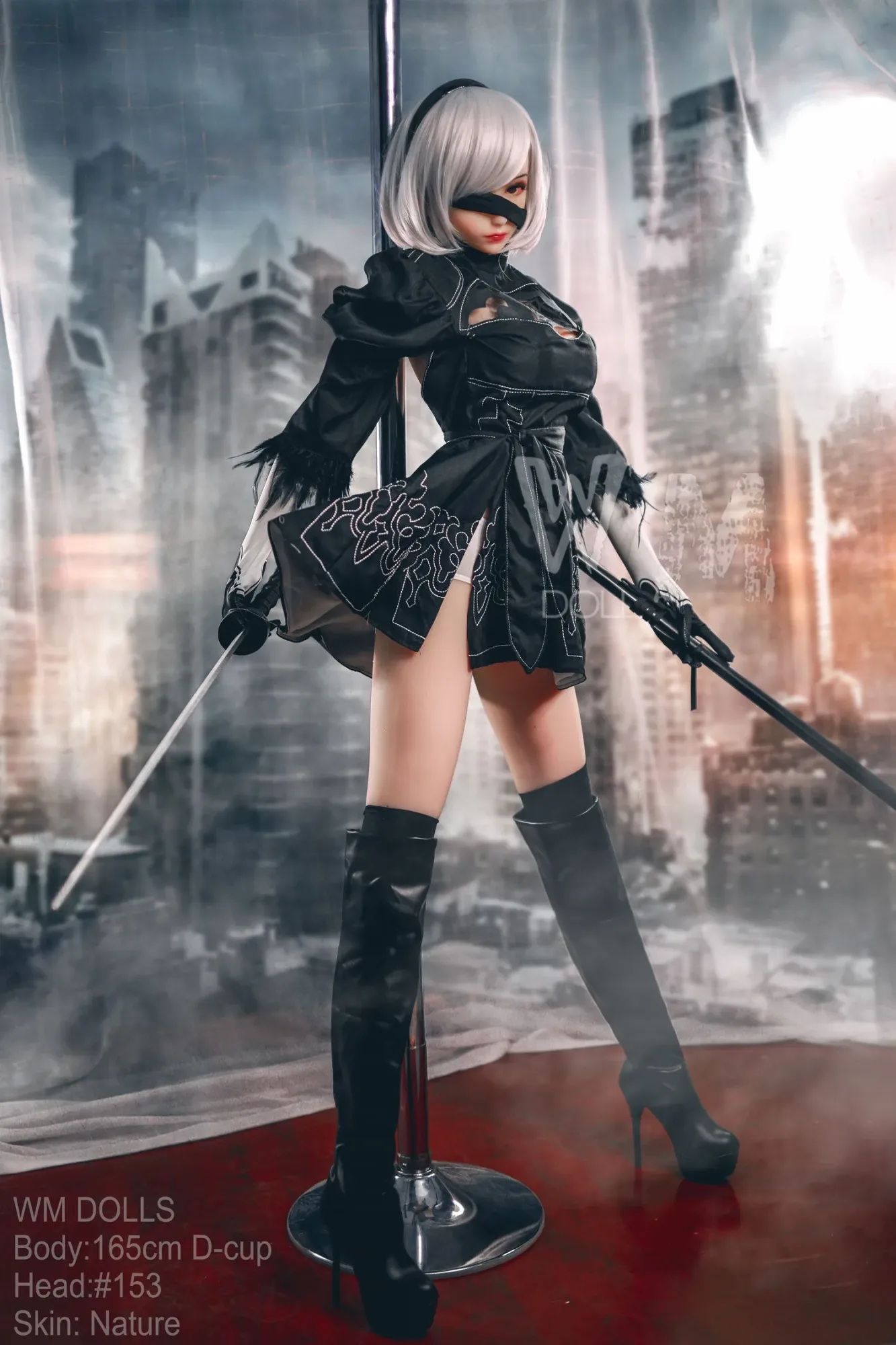 WM | 2B Anime 5ft 5/ 165cm D Cup Cosplay Sex Doll view 2