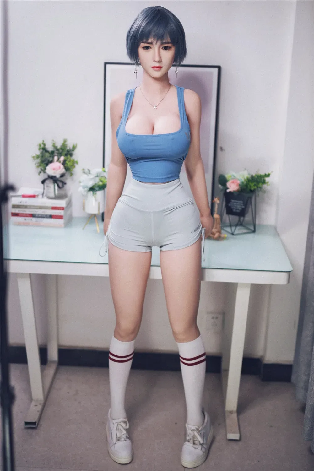 JY | Angela-5ft 3/161cm Silicone Head Small Breasts Sex Doll view 4