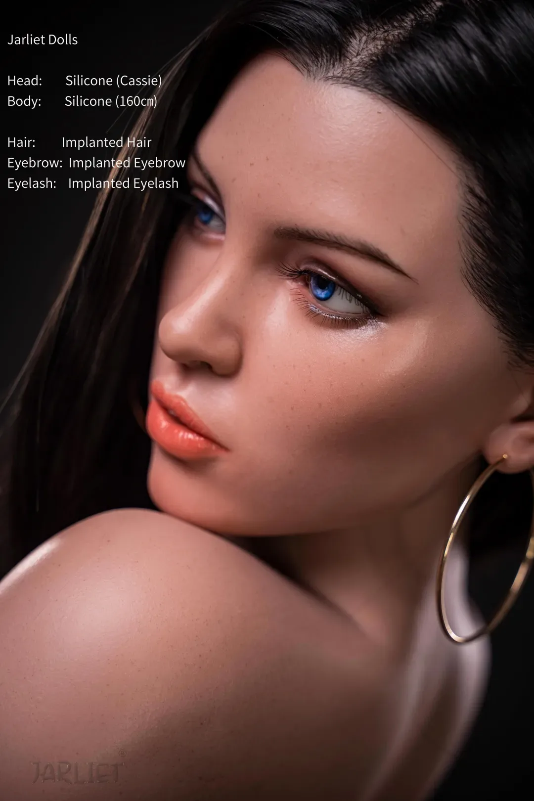 Jarliet丨Cassie-5ft 2/160cm Medium Breasts Skinny Silicone Sex Doll view 8