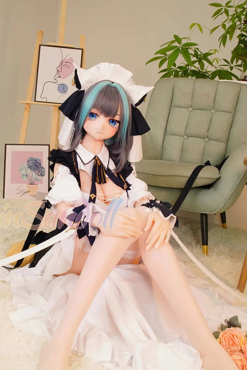 WM | Dunbar - 5ft 3/159cm Anime Neko Maid S-TPE Sex Doll view 2
