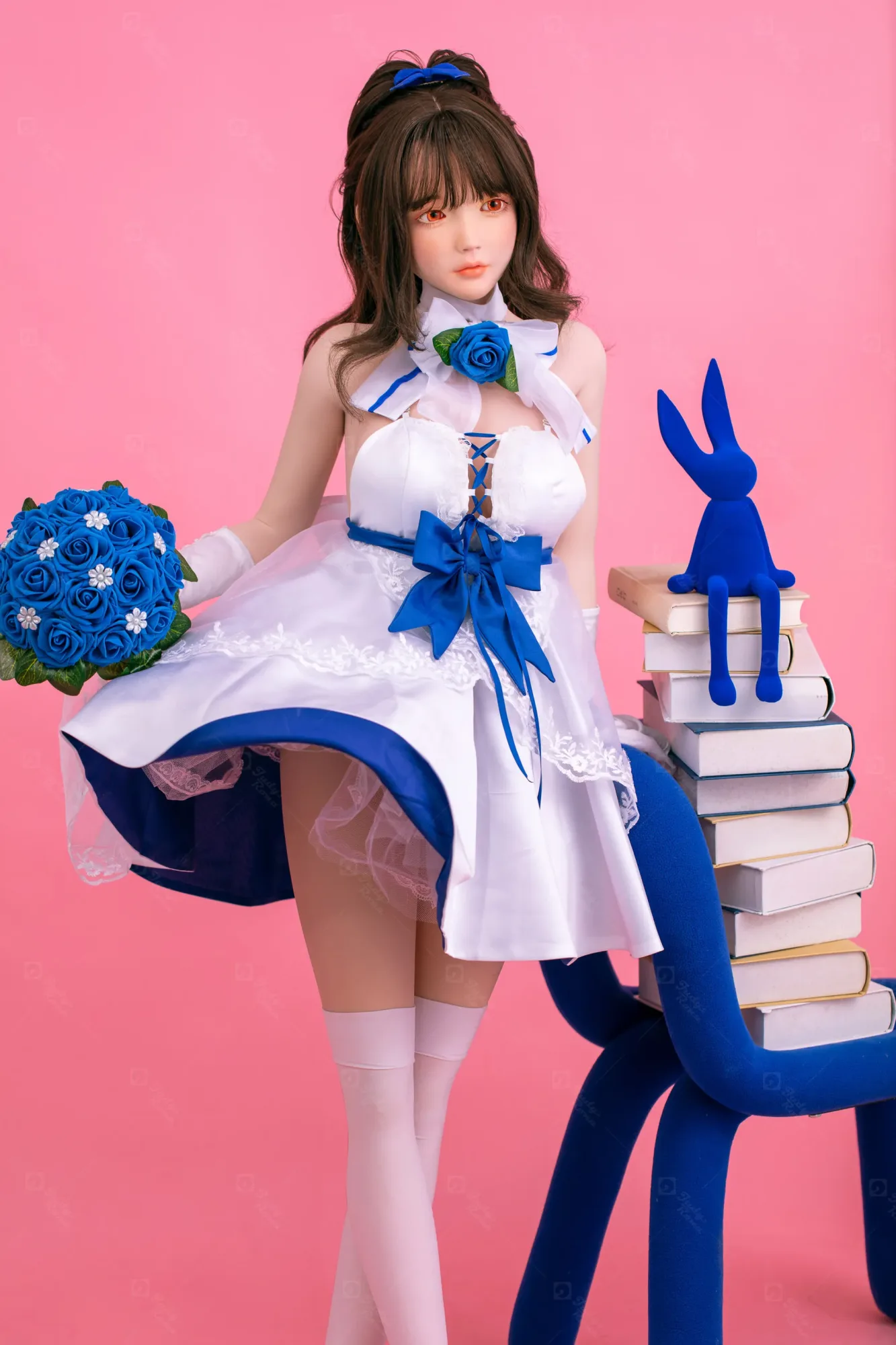MZR JR | Aria - 4Ft 10(148cm) Japanese Floral Skirt Silicone Sex Doll view 7