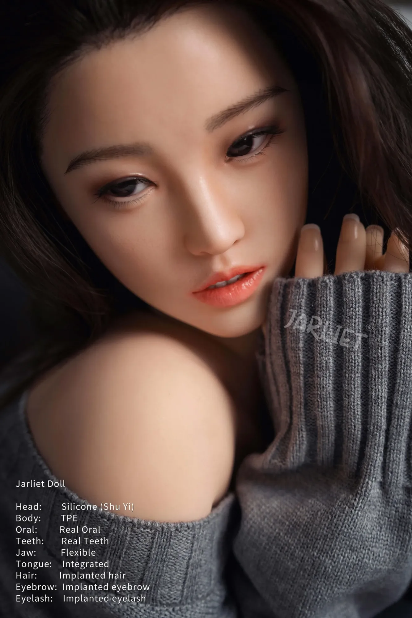 Jarliet丨Shuyi -4ft 11/149cm Silicone ROS Head Asian Sex Doll (In Stock US) view 8