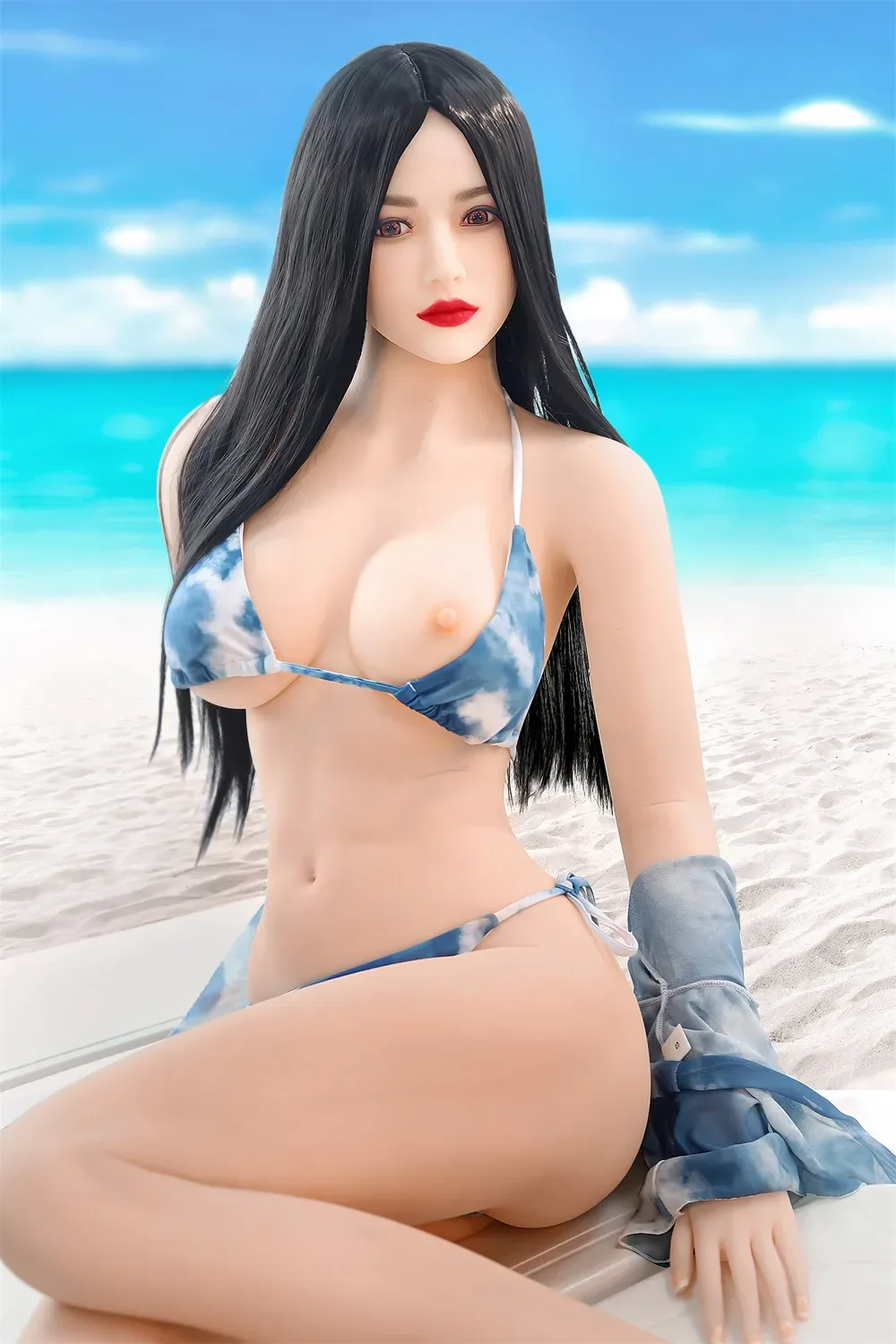 SY | Christine - 166cm (5ft6) Pure Life-Like Sex Doll With Black Long Straight Hair view 1
