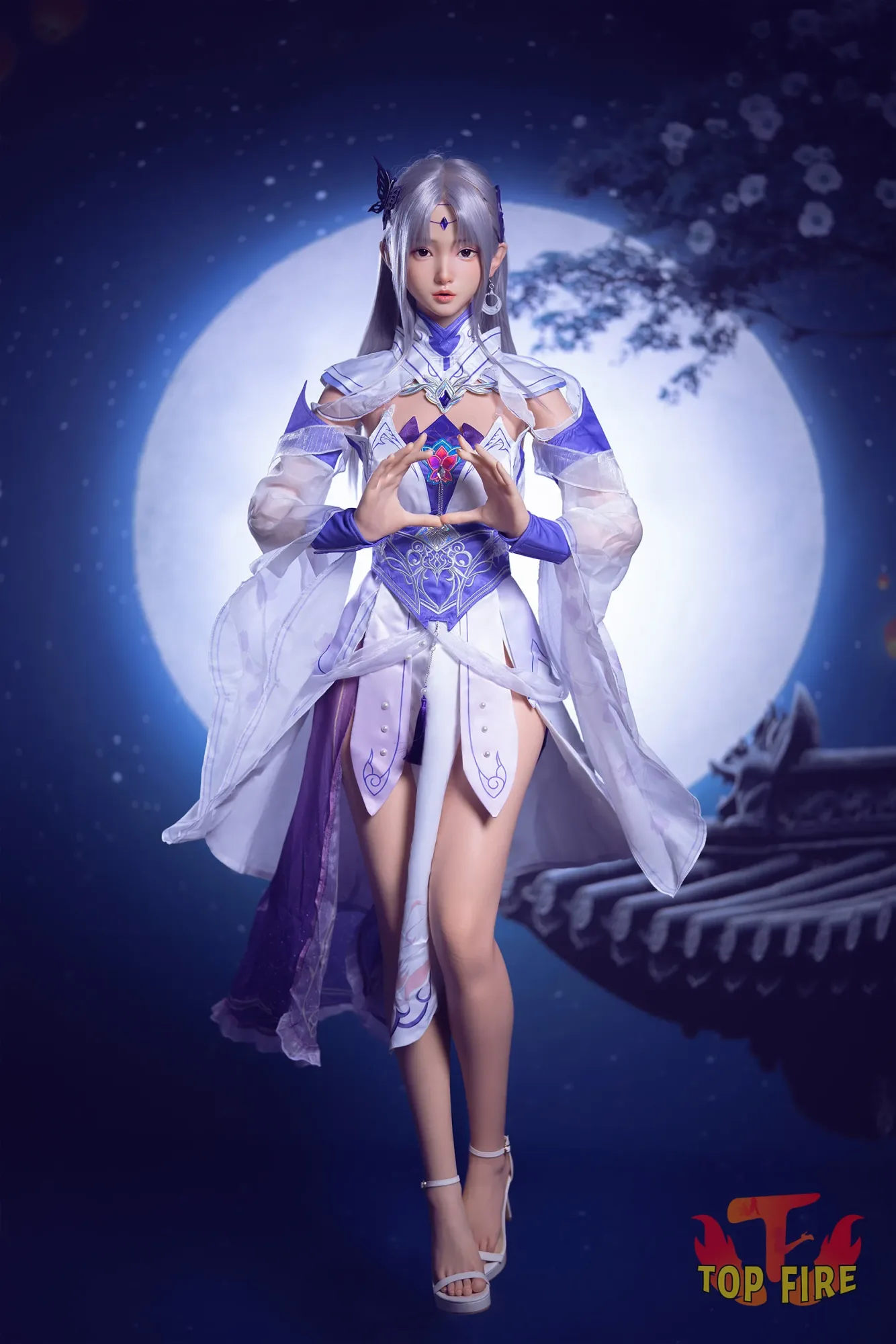 Top Fire | Nova - 5ft 5/164cm Anime CosPlay ROS Silicone Sex Doll view 4