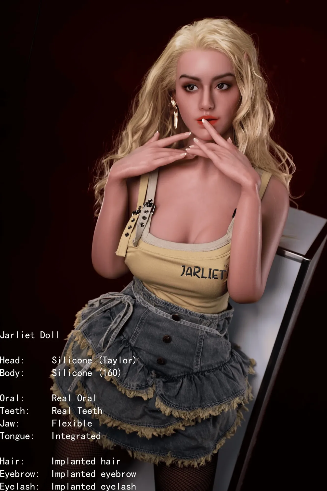 Jarliet | Taylor - 5ft 3/160cm ROS Head Full Silicone Sex Doll view 4