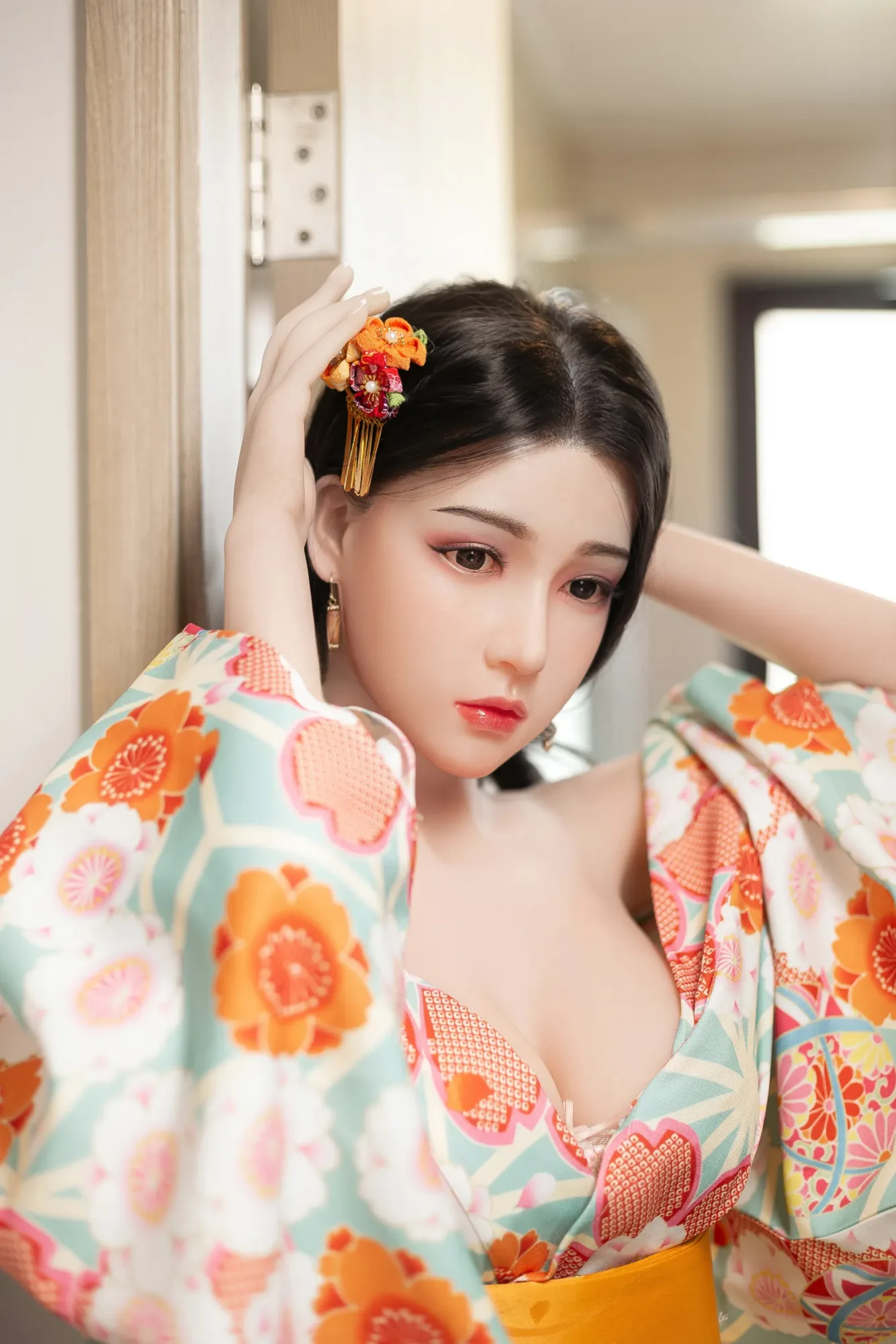 AIBEI | Jill- 5ft2/158cm Medium Breast Silicone Head+TPE Body Sex Doll view 4