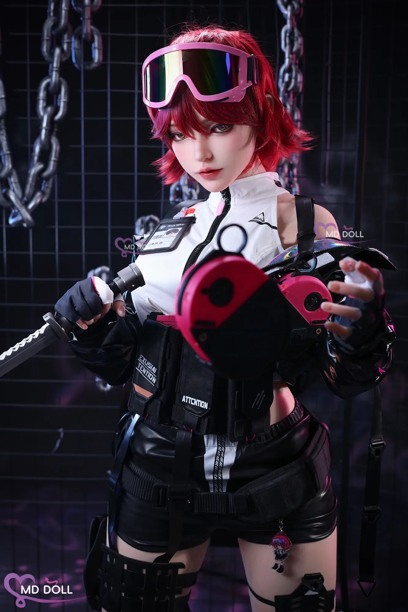 MD Doll | Toxik x Exusiai - 5ft 5/166cm Delta Force Cosplay Silicone Sex Doll view 8