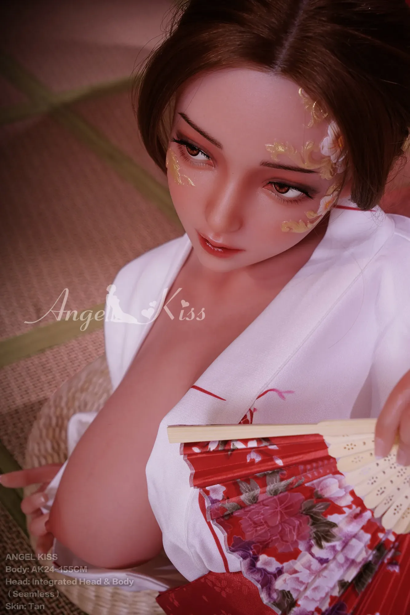 Angel Kiss | Doreen Webb - 155cm/5ft1 Oriental Classic Beauty Silicone Sex Doll (All-in-one) view 7