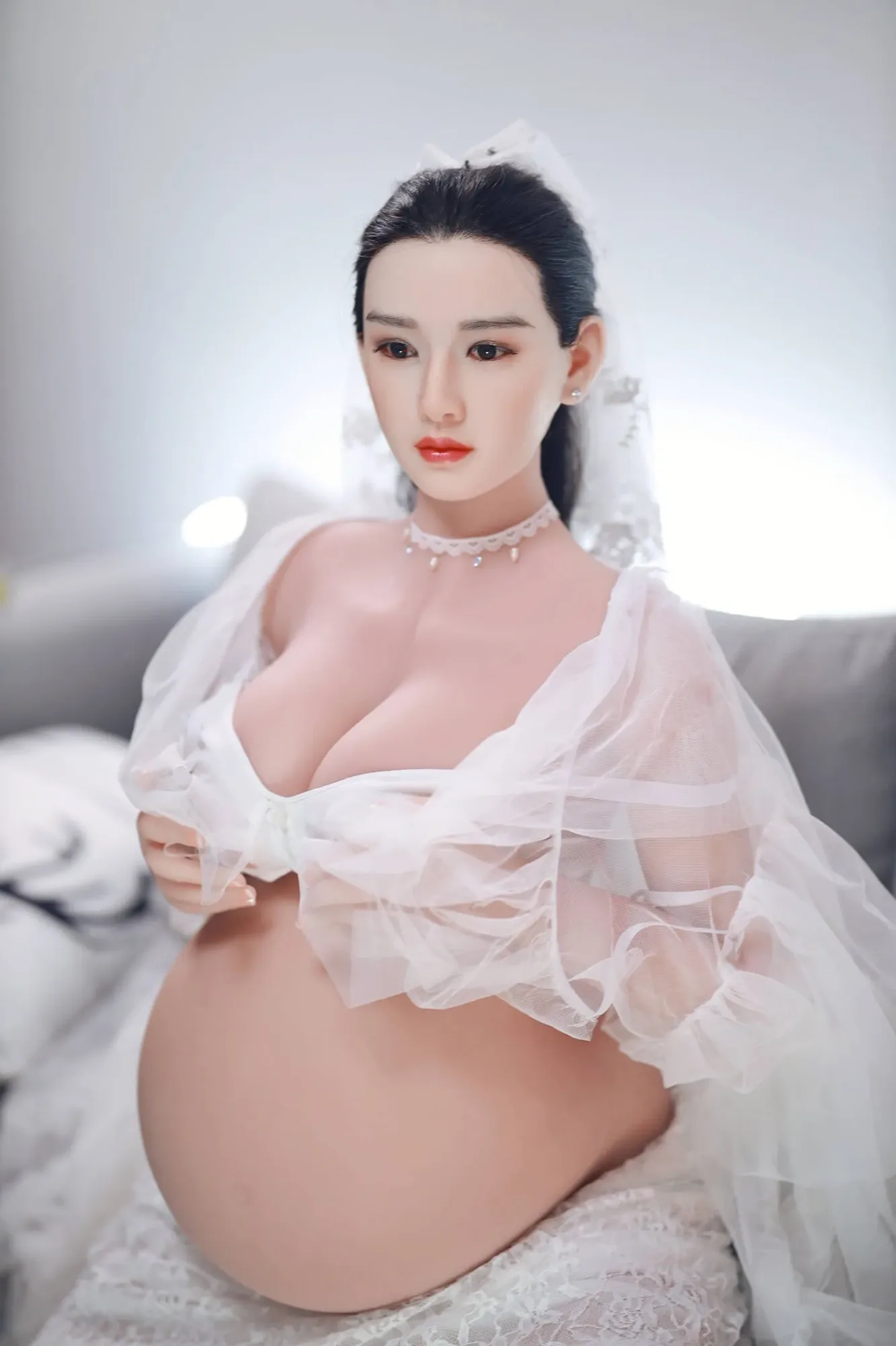 JY | Farre-5ft 3/160cm Big Breasts Pregnant Sex Doll view 3
