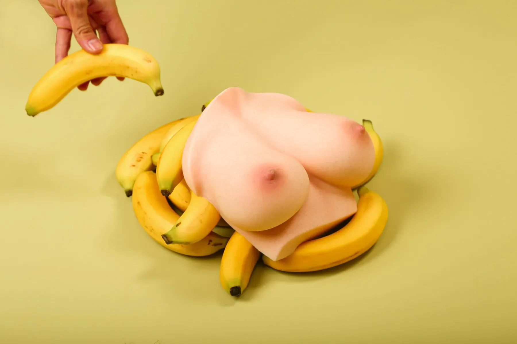 Climax丨Silicone B-53 (yellow) Breast Model view 5