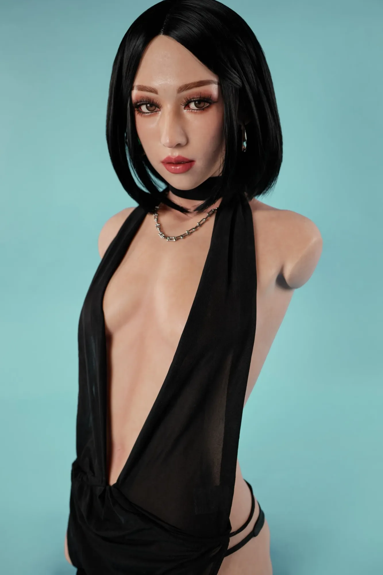 Climax Doll | 2ft 7/80cm A-Cup Ultra-Light Asian Skinny Silicone Sex Torso