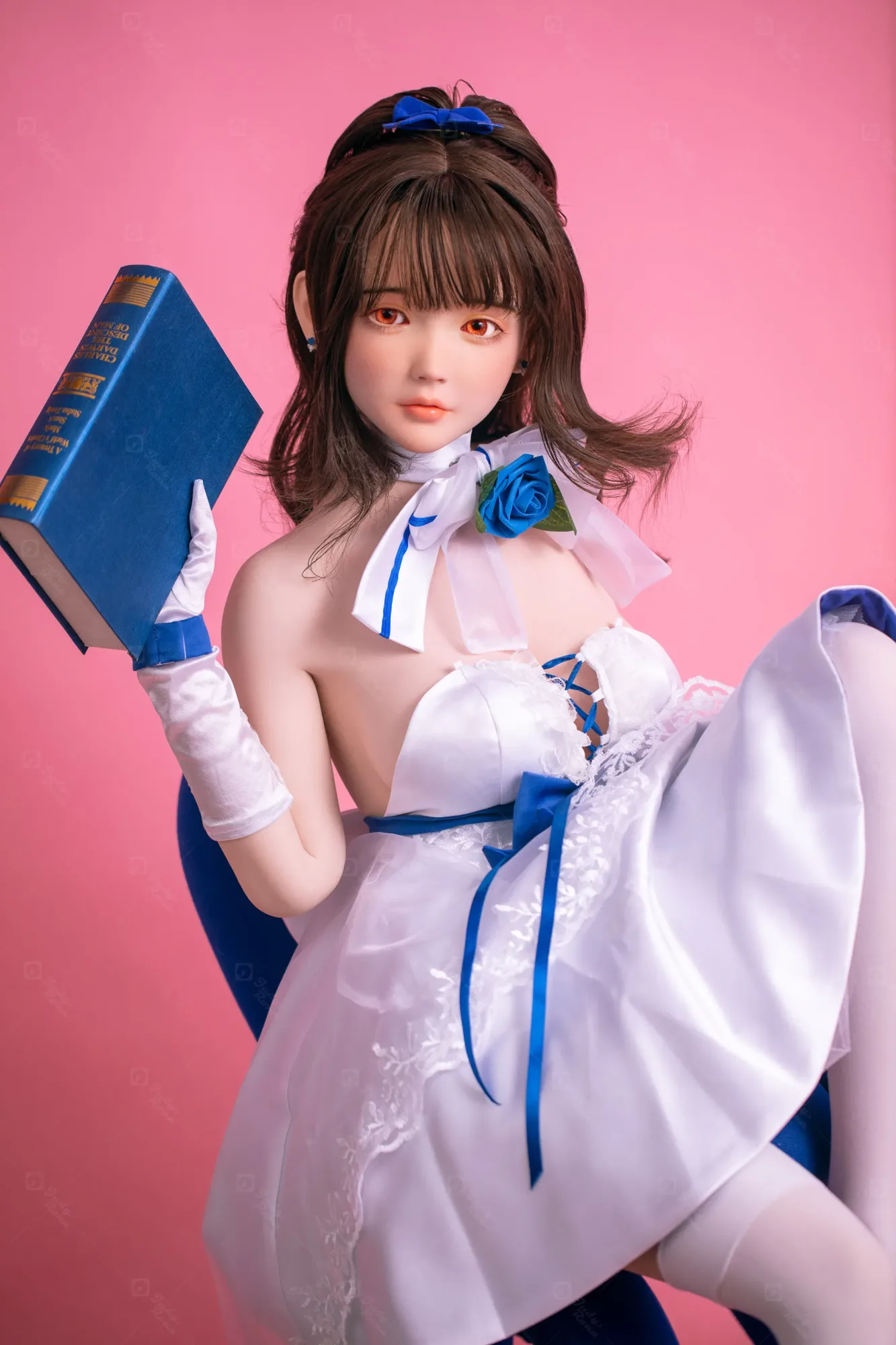 MZR JR | Aria - 4Ft 10(148cm) Japanese Floral Skirt Silicone Sex Doll view 6