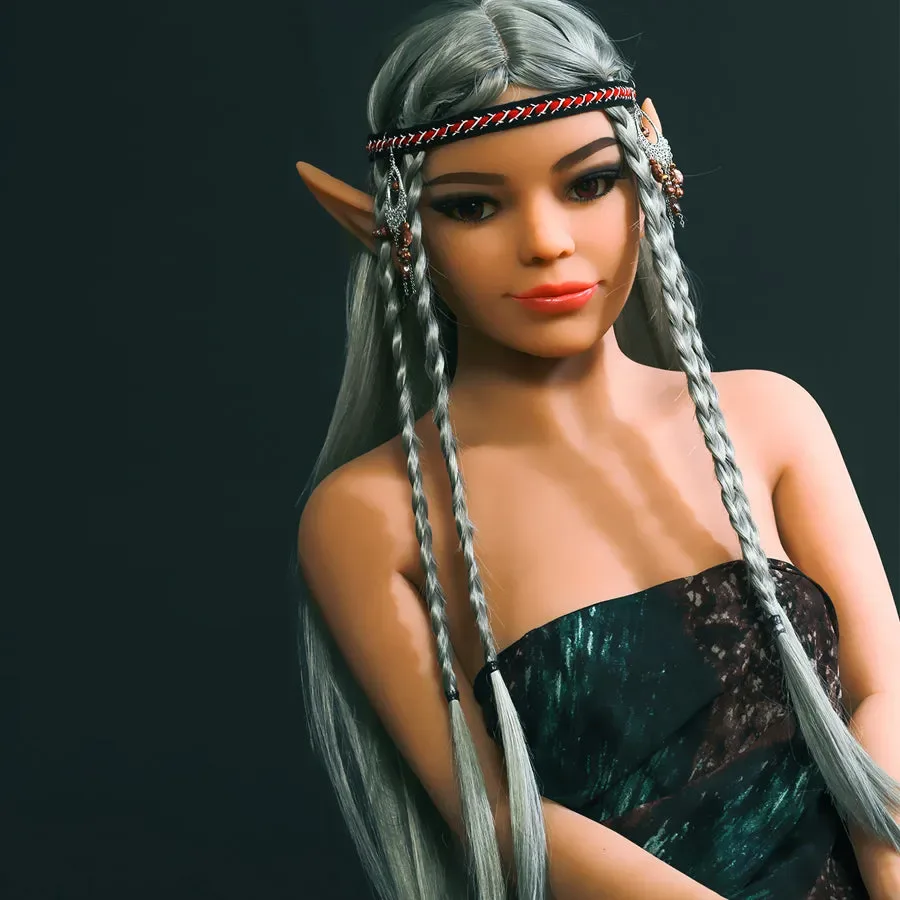 SY | Fontaine - 5ft1(155cm) Ultra Flat Chest Elf Sex Doll With Gray Hair view 8
