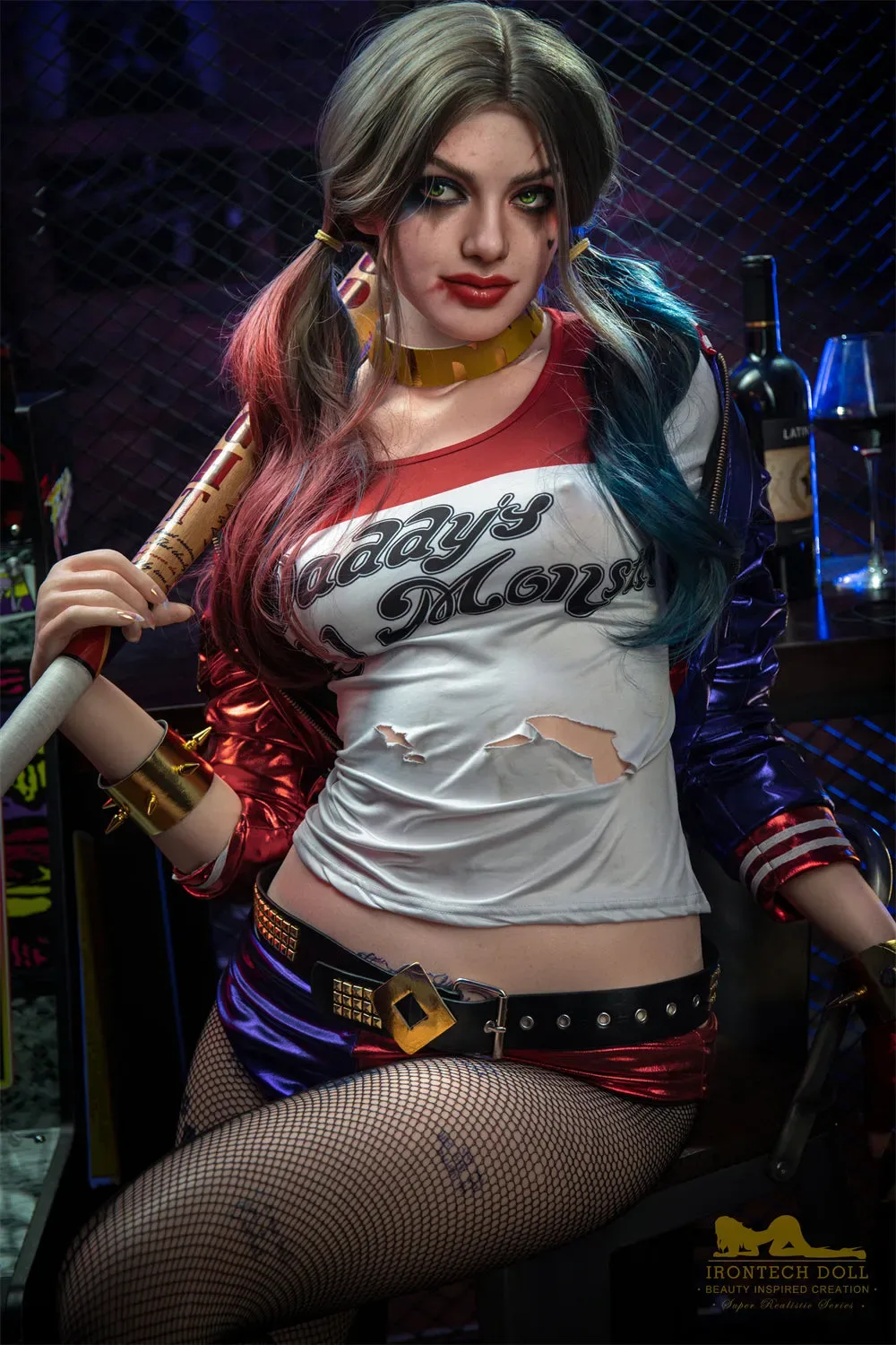 Irontech | Ivy - 5ft5/166cm Harley-style CosPlay ROS MAX Silicone Love Doll