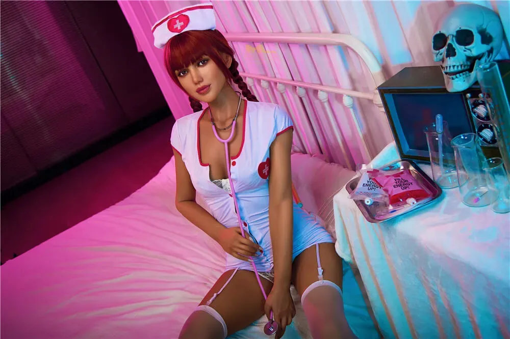 Irontech | Celine - 5.6ft (168cm) Hot Nurse Skinny Silicone Love Doll view 6