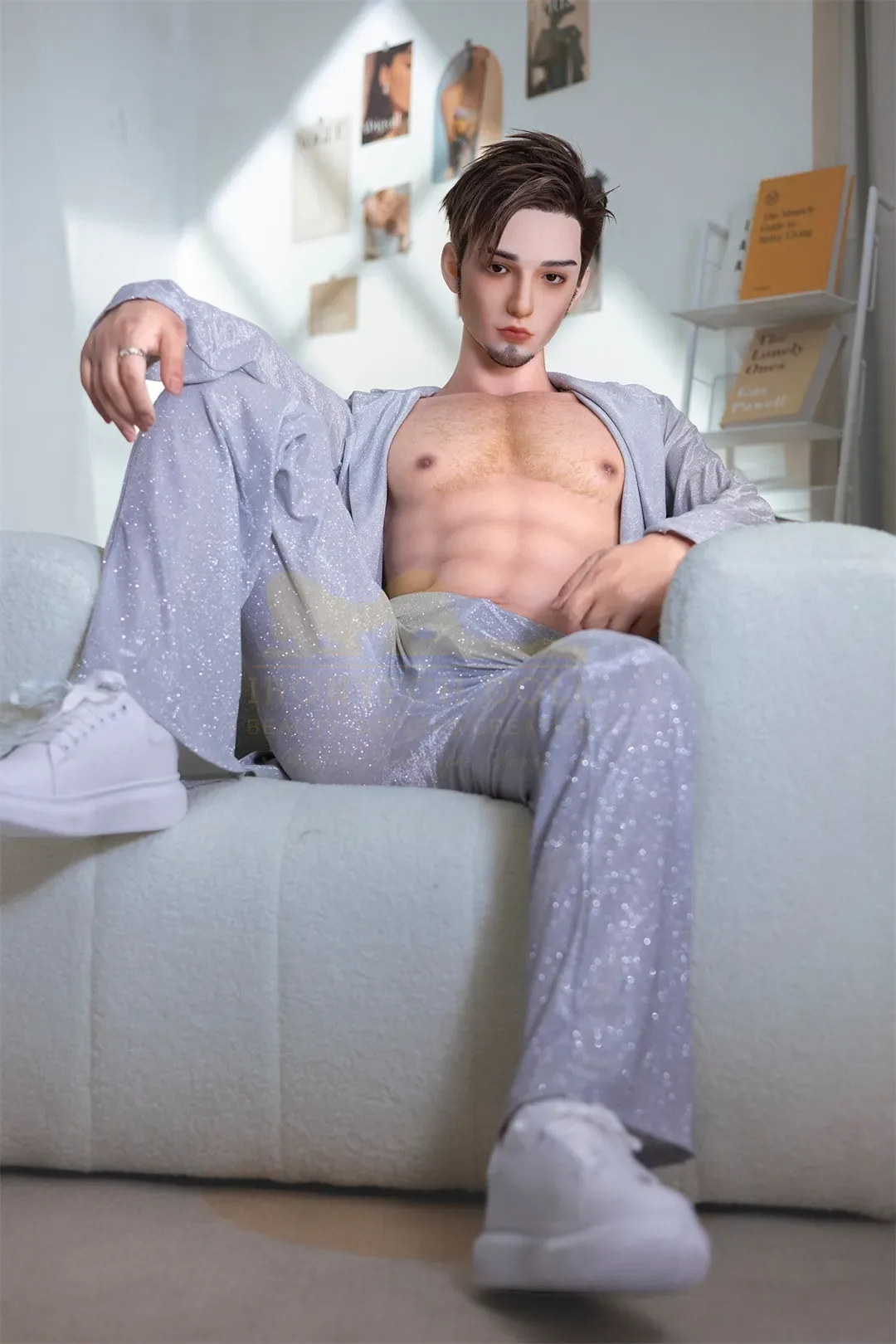 Irontech | John - 5ft7 (170cm) Ebony Silicone Male Sex Doll view 7