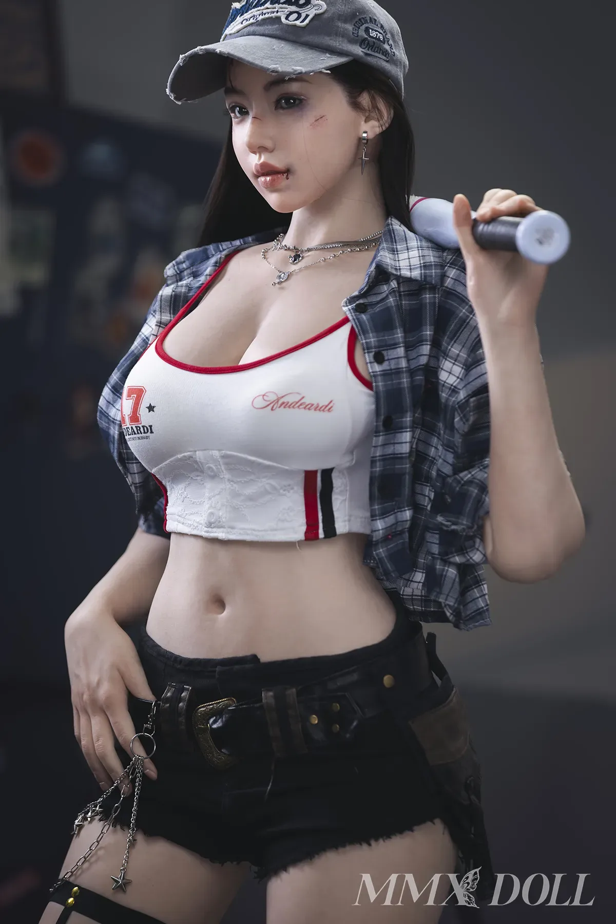 MMX Doll | MengTing - 5ft 4/163Acm D-Cup Silicone Sex Doll With Facial Scar view 6