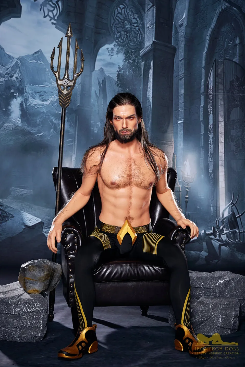 Irontech | Thomas - 5ft7 (170cm) Aquaman Silicone Male Sex Doll view 6