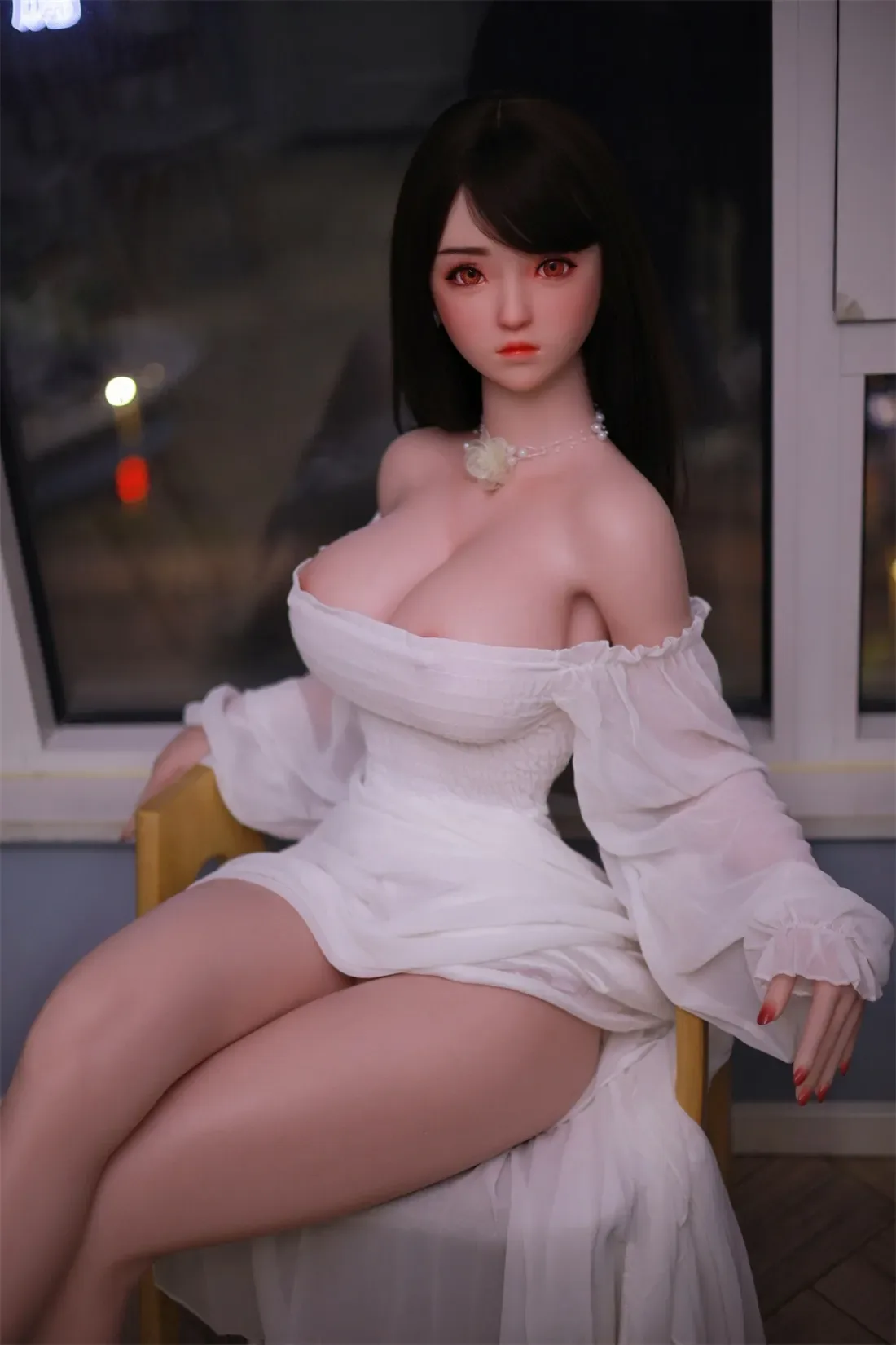 JY | Linlin - 5ft 3/161cm Big Breasts Thin Waist Asia Silicone Sex Doll view 6