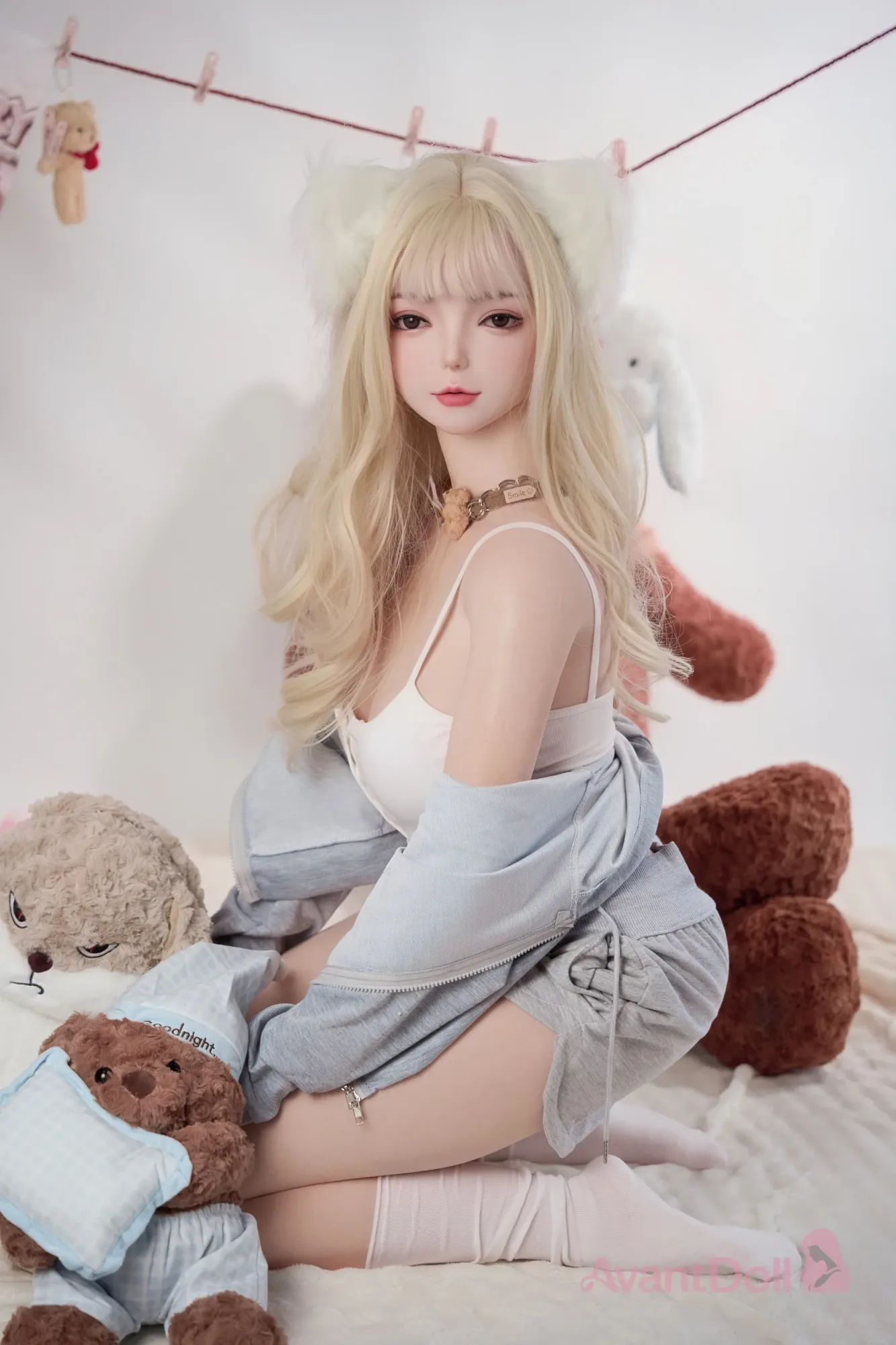 Avant Doll | Rine - 165cm/5ft5 F Cup Blonde Lovely Girl ROS Silicone Doll view 7