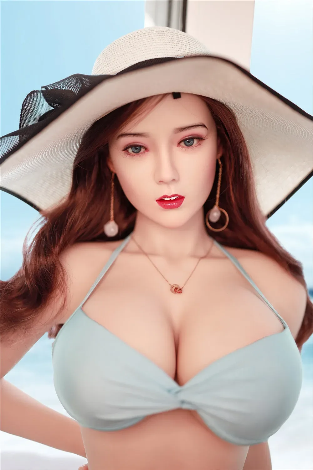 JY | Dili-5ft 5/164cm Big Breasts Silicone Head Sex Doll view 4