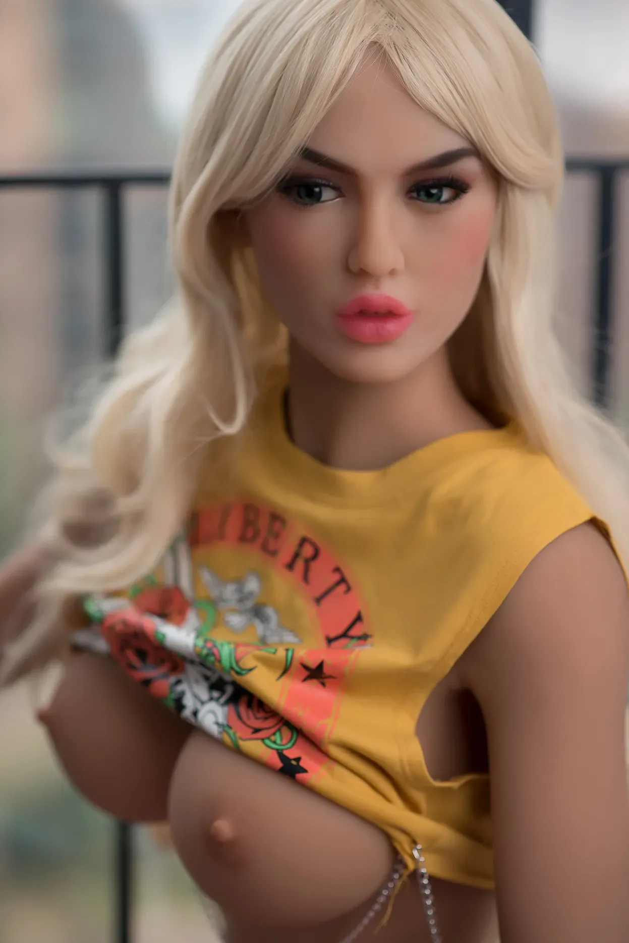 6YE | Amelia - 5ft5/165cm Big Boobs White Hair Fashion Sex Doll view 7