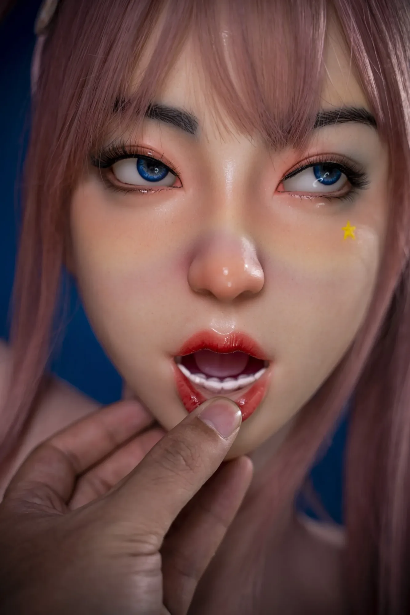 Orange In丨Willey-5ft 2/158cm Movable Jaw Silicone Sex Doll view 4