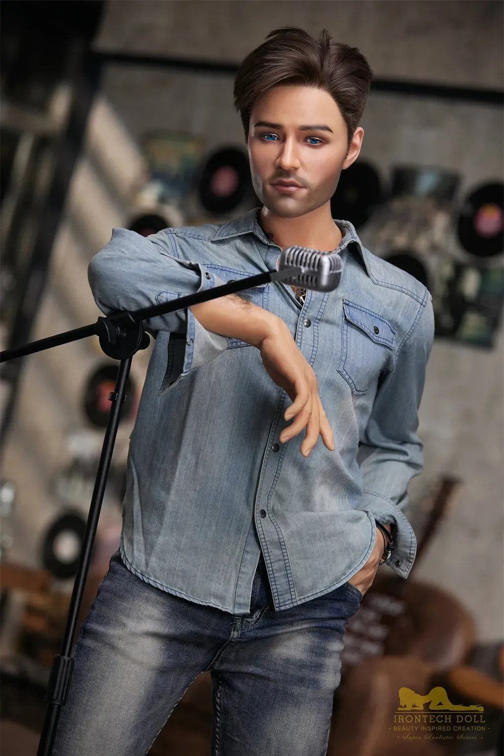 Irontech | Jack - 5ft7 (170cm) Singer Silicone Male Sex Doll