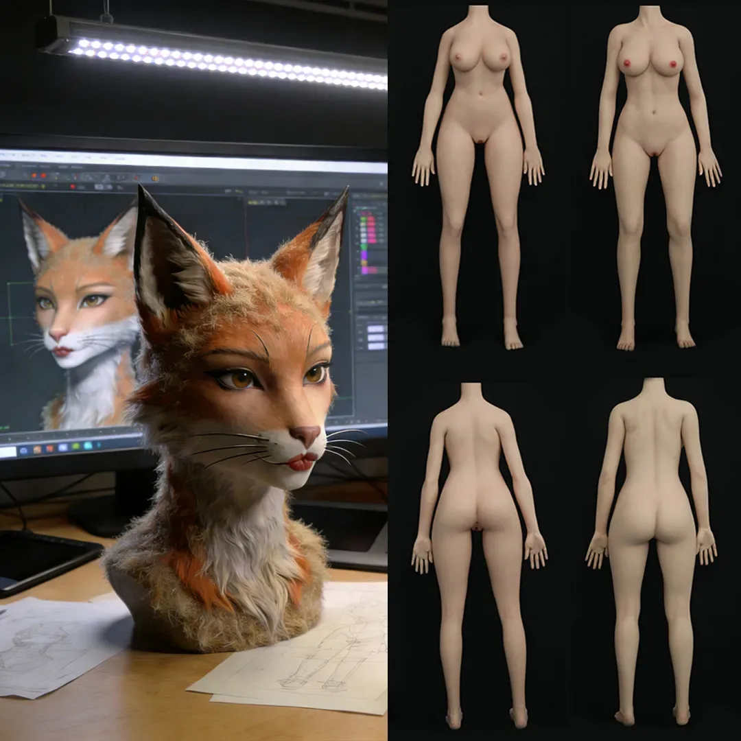 Custom Furry Doll Head Made From Photos and Add an Existing Doll Body view 1