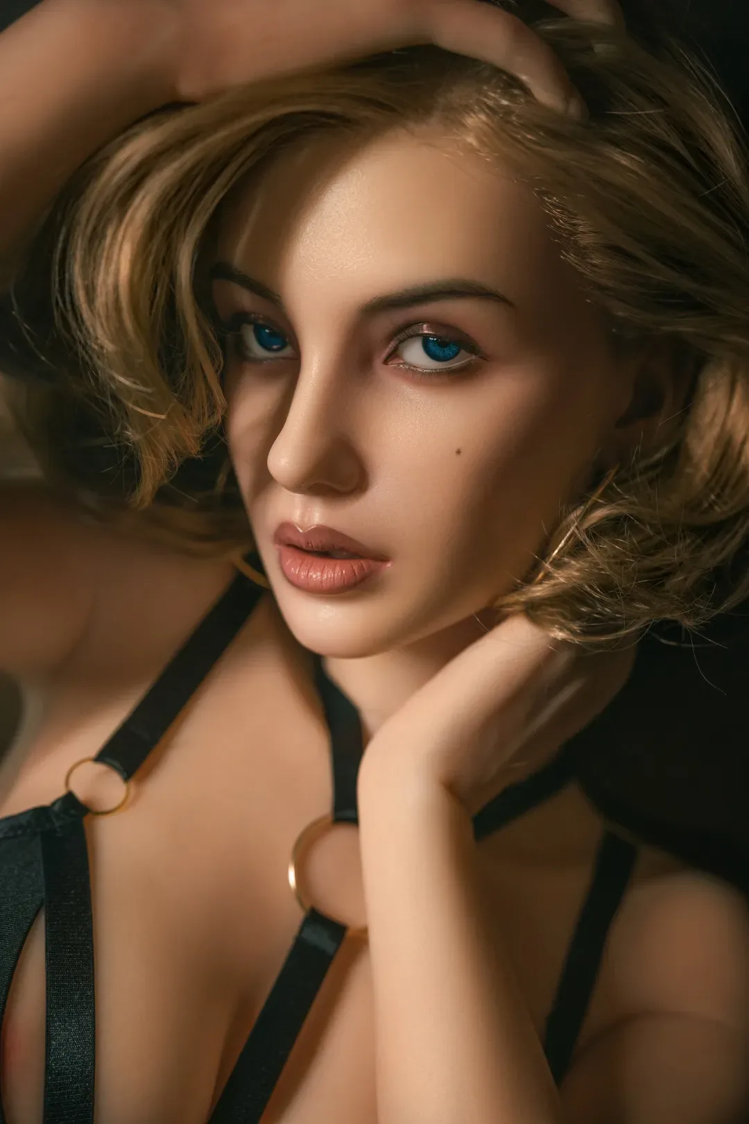 Orange In丨Edith -5ft 3/160cm Movable Jaw Silicone Sex Doll view 5