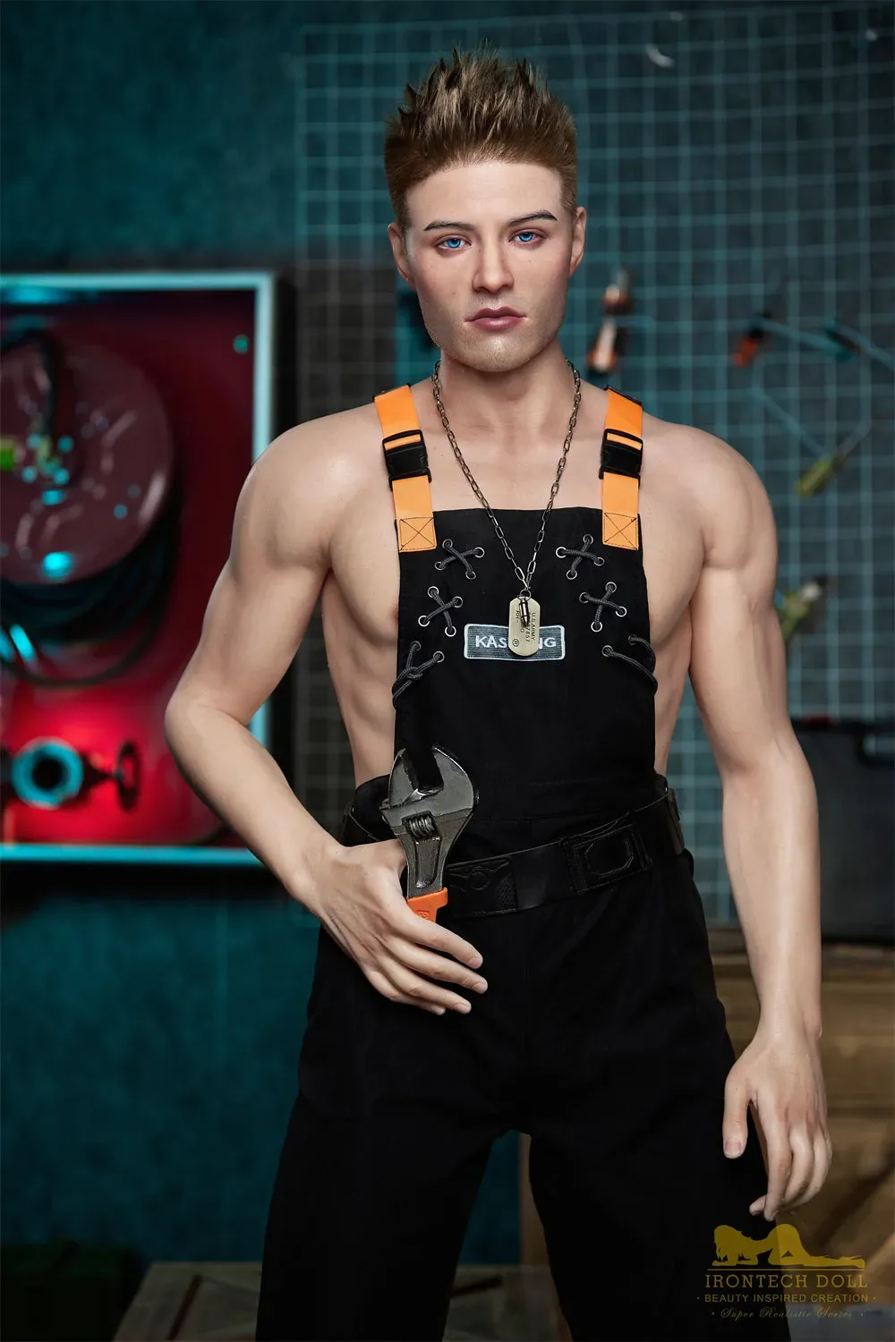Irontech | Jack - 5ft9 (176cm) Plumber Silicone Male Sex Doll view 8