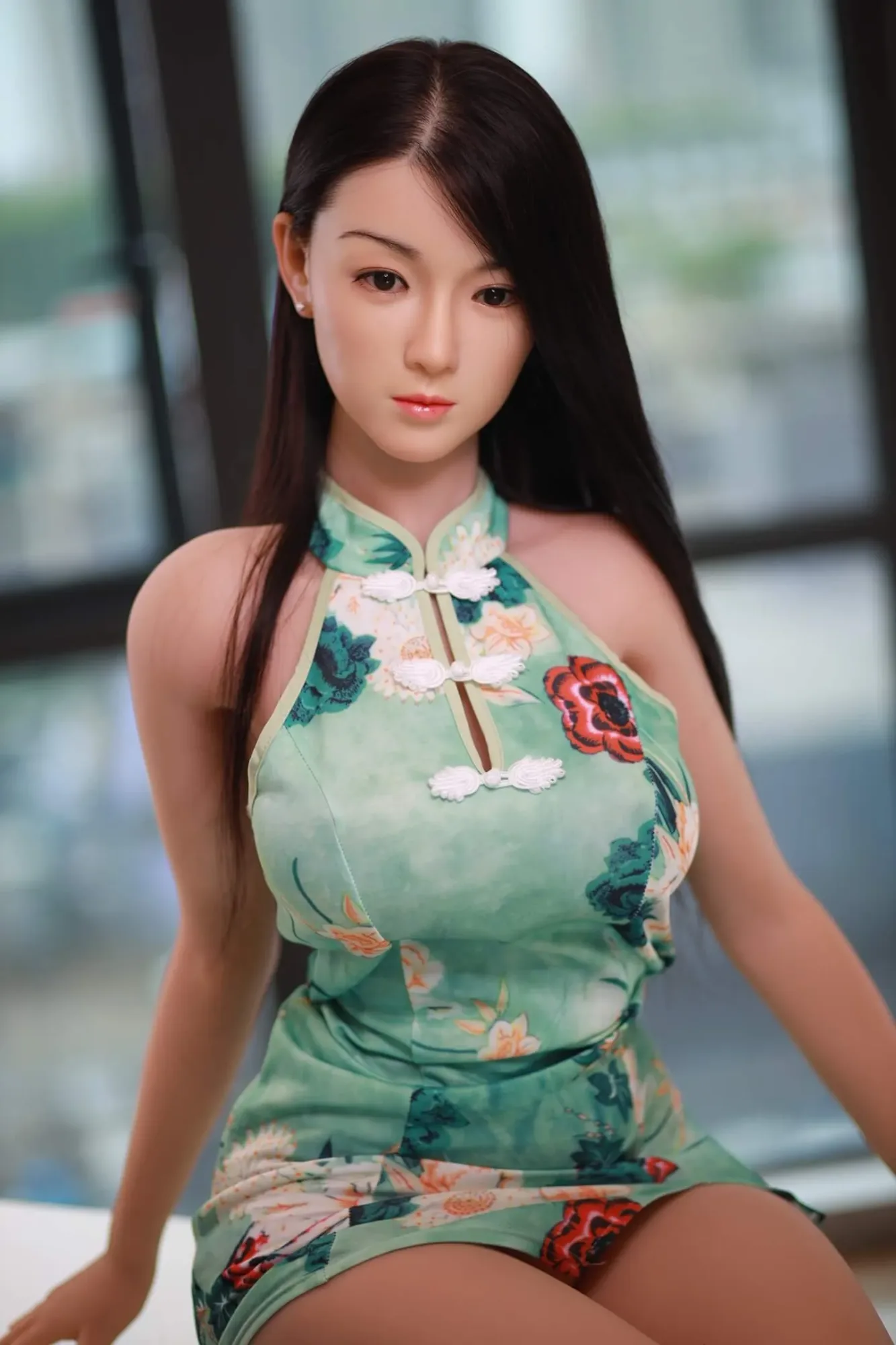 JY | Geber-5ft 2/157cm Big Breasts Silicone Head Sex Doll