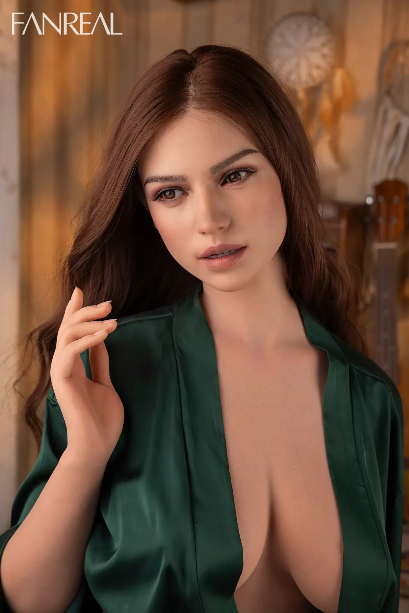FanReal | Mirella -5ft 1/155cm F-Cup Realistic ROS Mature Silicone Sex Doll view 3