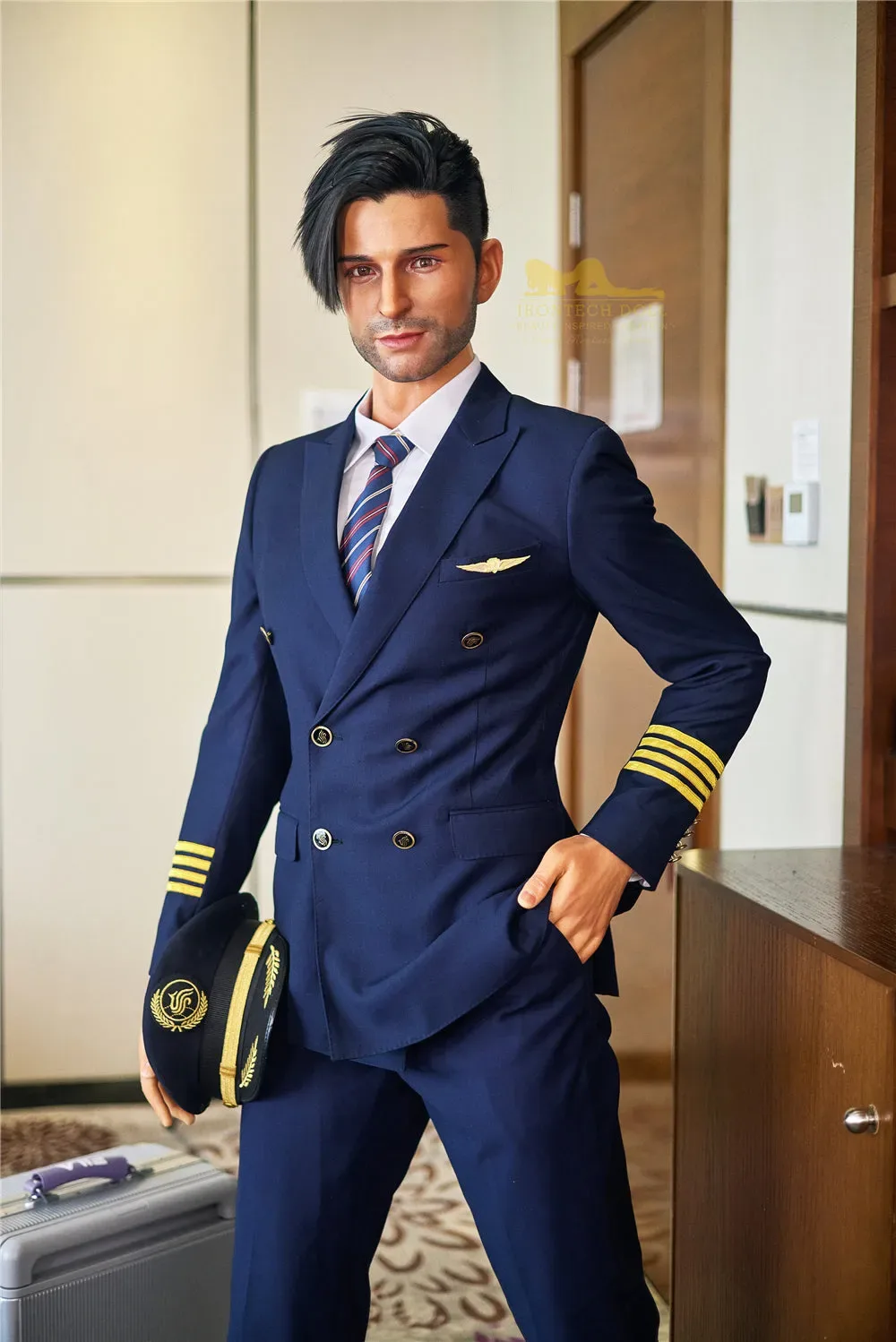Irontech | George - 5ft9 (176cm) Pilot Silicone Male Sex Doll view 4