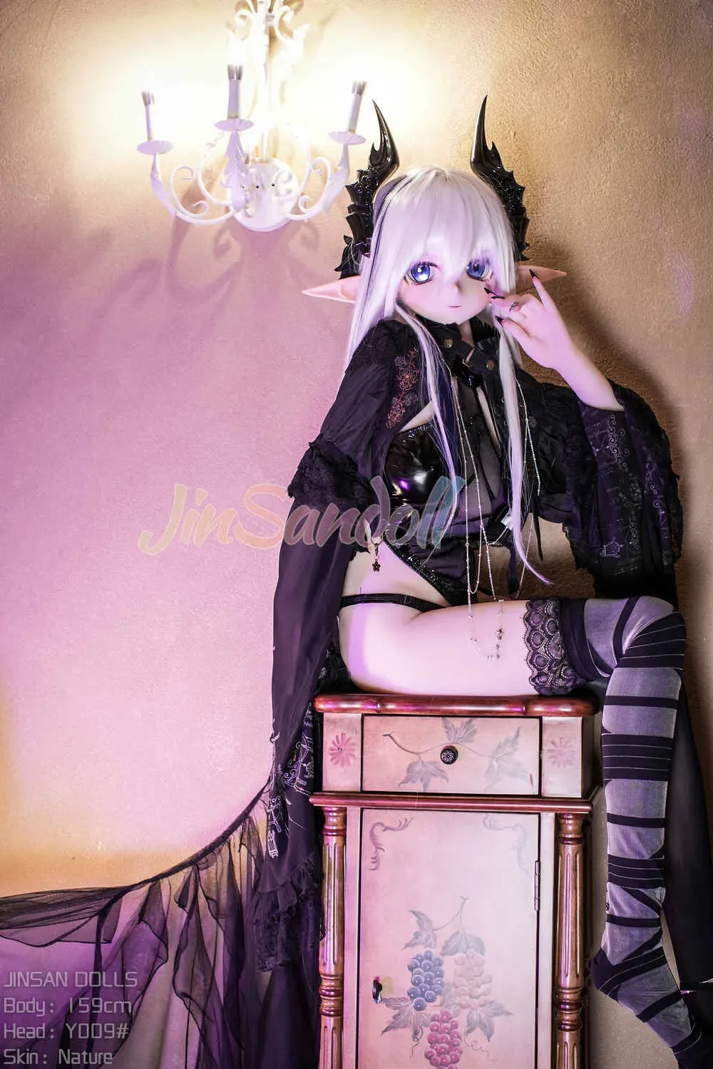 WM | Apphia - 5ft 3/159cm Petite Vampire Girl Anime ELF S-TPE Sex Doll view 4