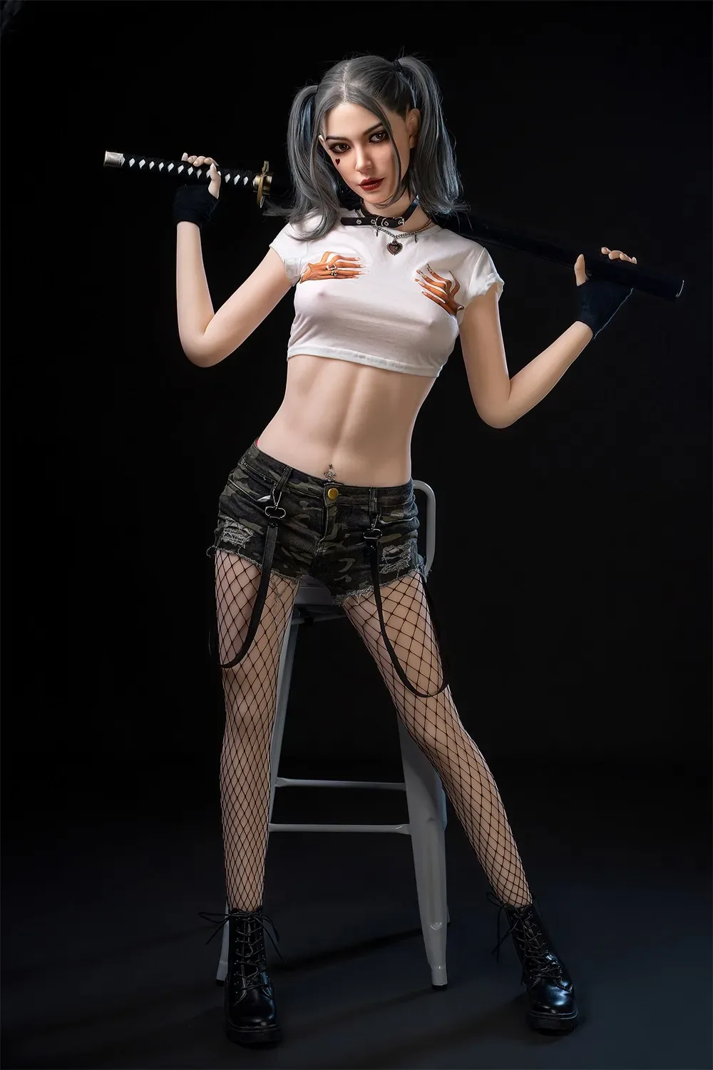 SY | Harleen-5ft 8/173cm ROS Mature Busty Silicone Head Sex Doll With Option To 3 In 1 view 4