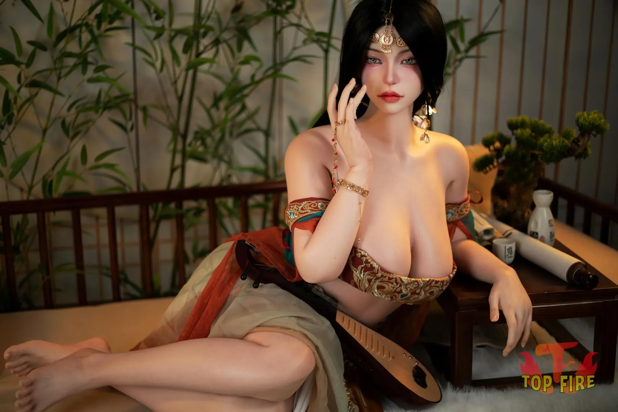 TOP Fire | Aria - 160cm /5ft3 Ancient Chinese Beauty Silicone Sex Doll view 6