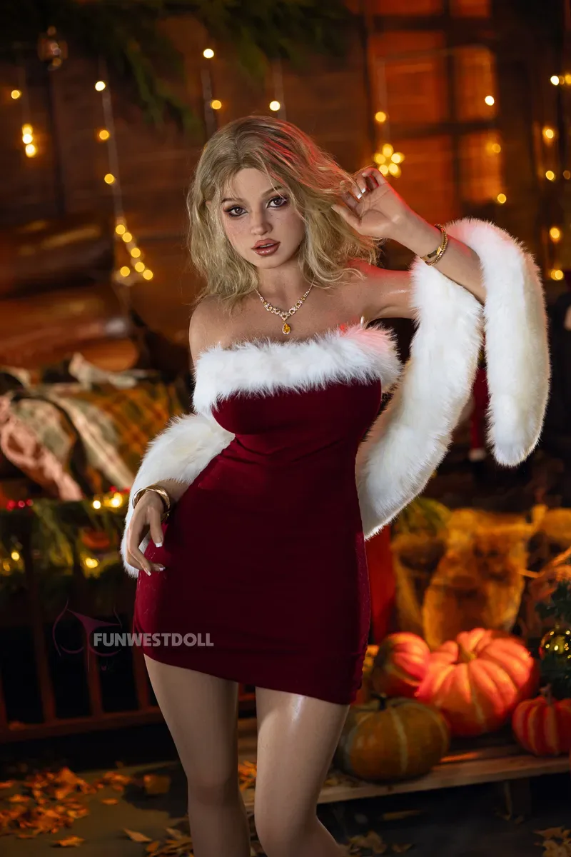 Funwest | Lyra - 157cm (5ft2) G Cup Christmas CosPlay Silicone Sex Doll view 4