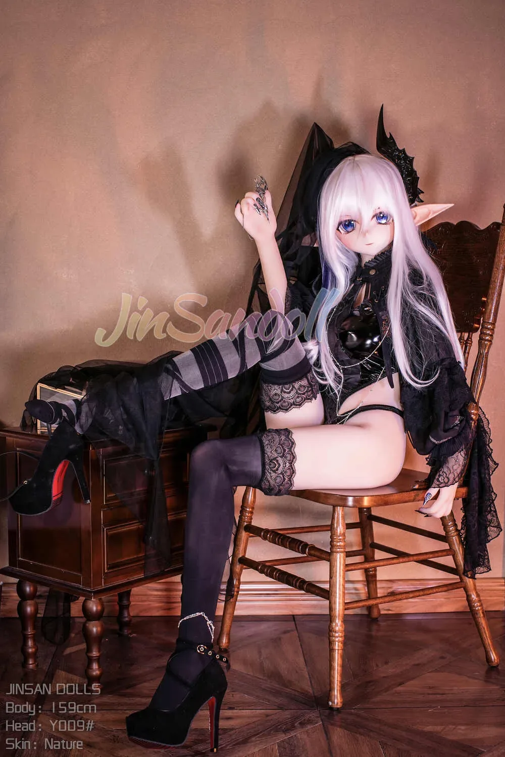WM | Apphia - 5ft 3/159cm Petite Vampire Girl Anime ELF S-TPE Sex Doll view 3