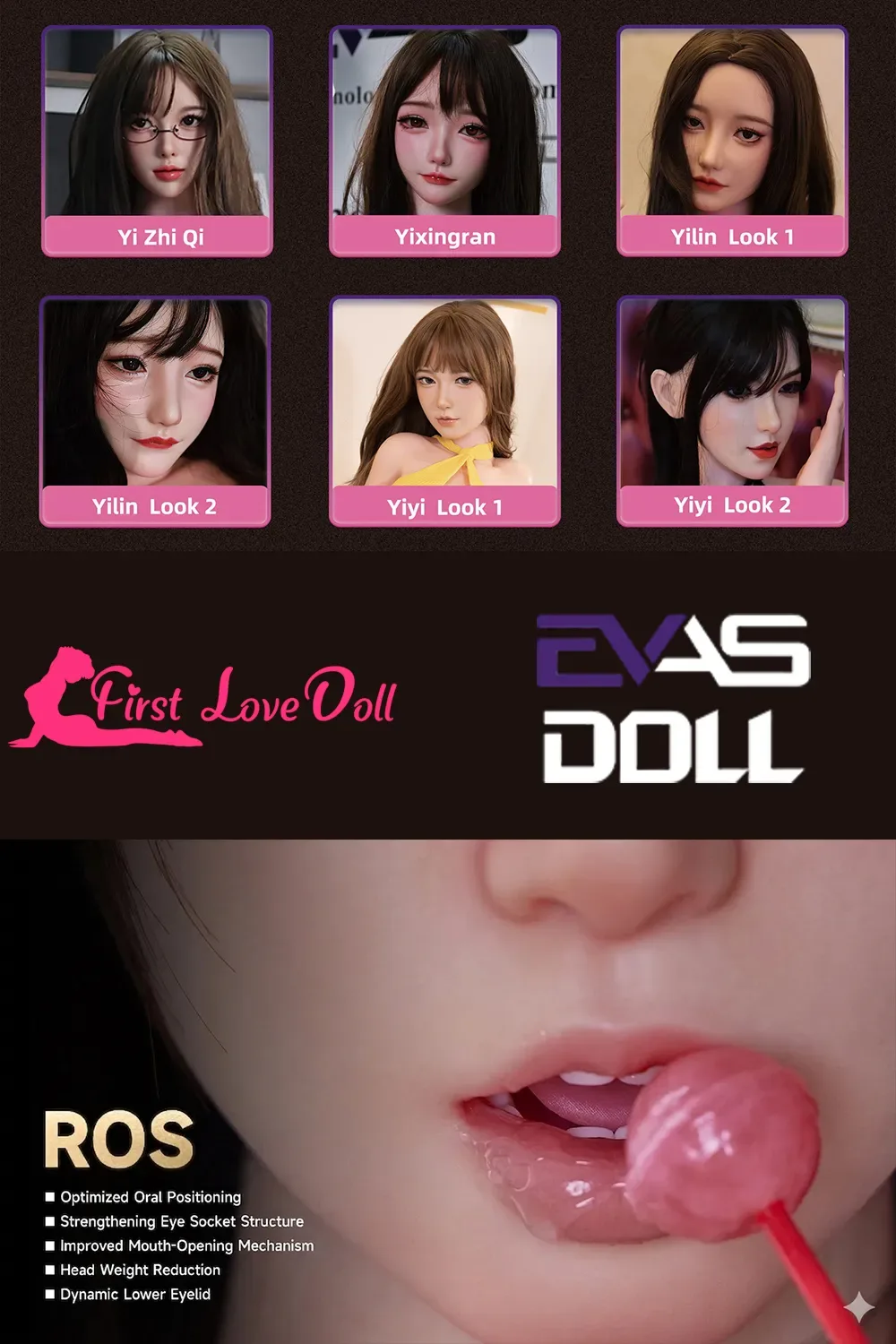 Evas Doll | Single Head Only - Custom Silicone Realistic Doll Heads