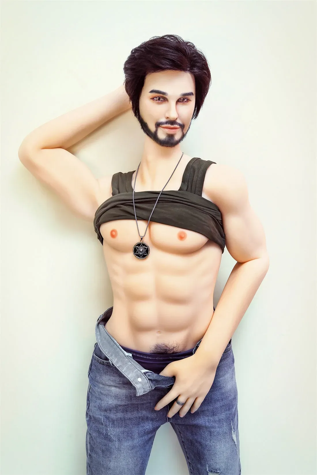 SY | Micheal - 5ft 4 (162cm) Enthusiastic Bearded Style Male Sex Doll For Women view 1