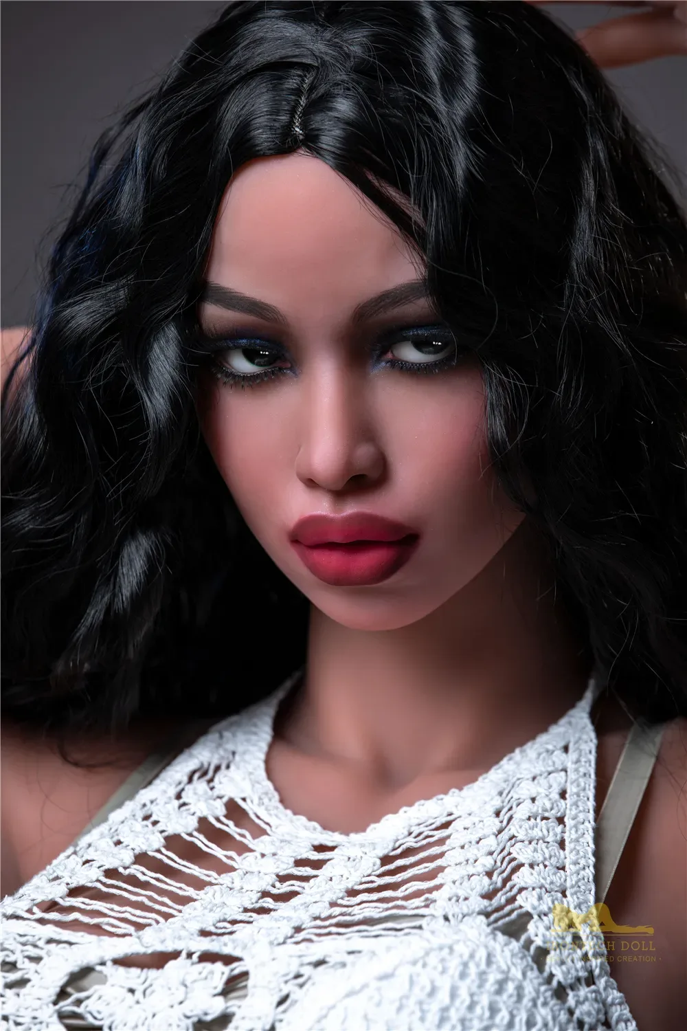 Irontech | Lora 5ft 7 /171cm Beautiful With Black Long Curly Hair Sex Doll view 1