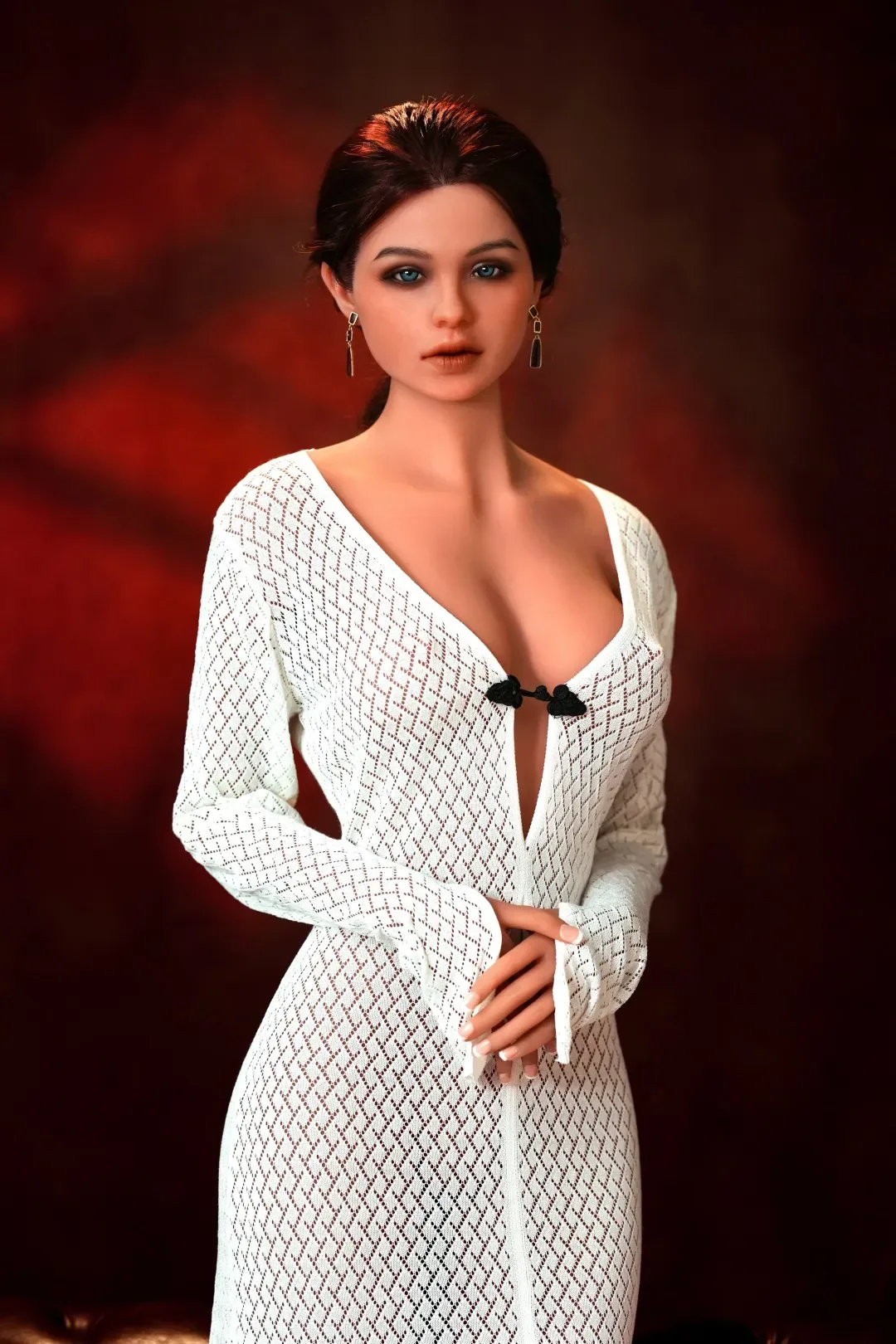 Orange In丨Susie-5ft 5/166cm Movable Jaw Silicone Sex Doll view 8