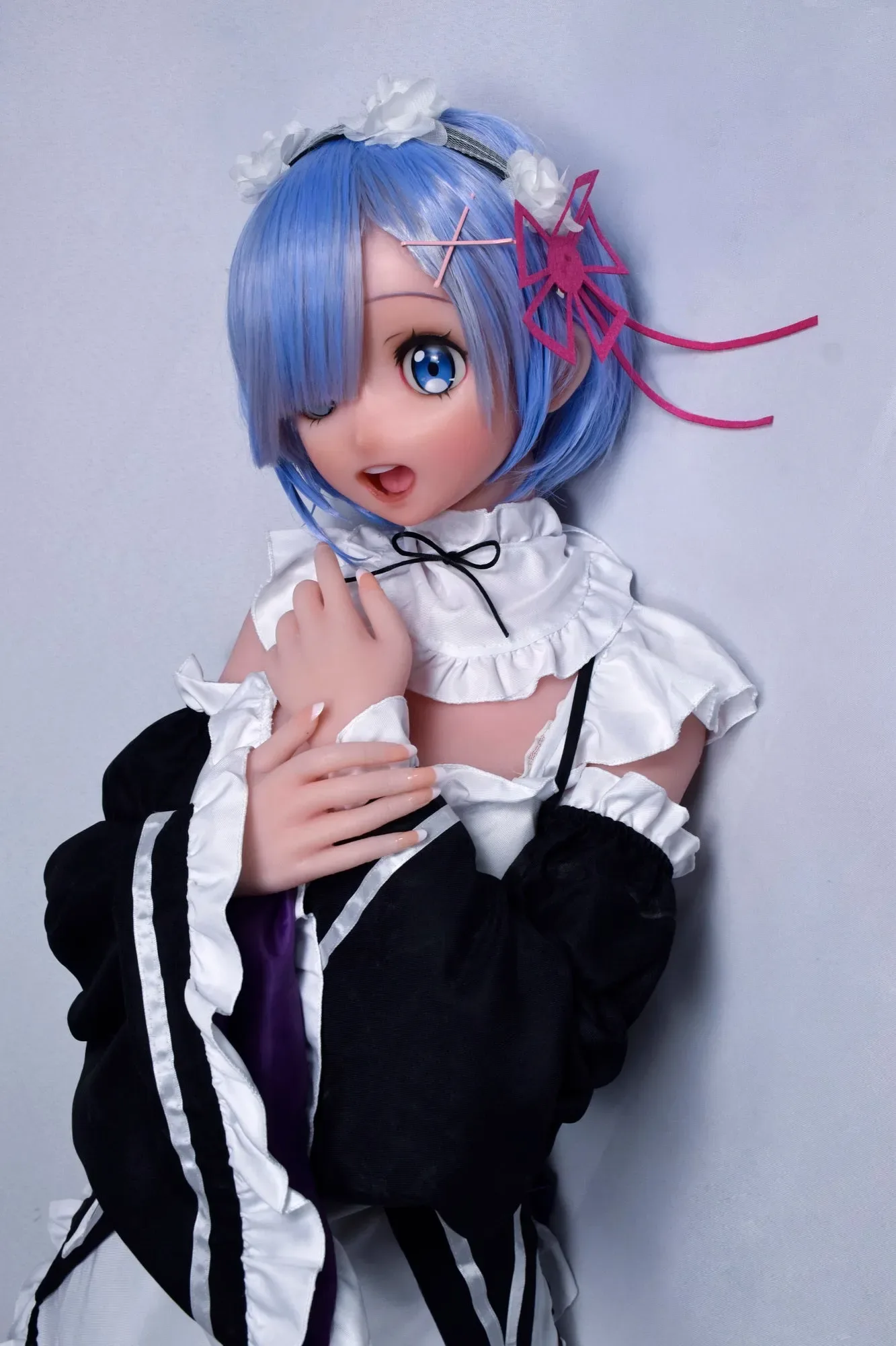 Elsa Babe | Rem - 4ft10 / 148cm Maid-Style Silicone Anime Sex Doll view 7