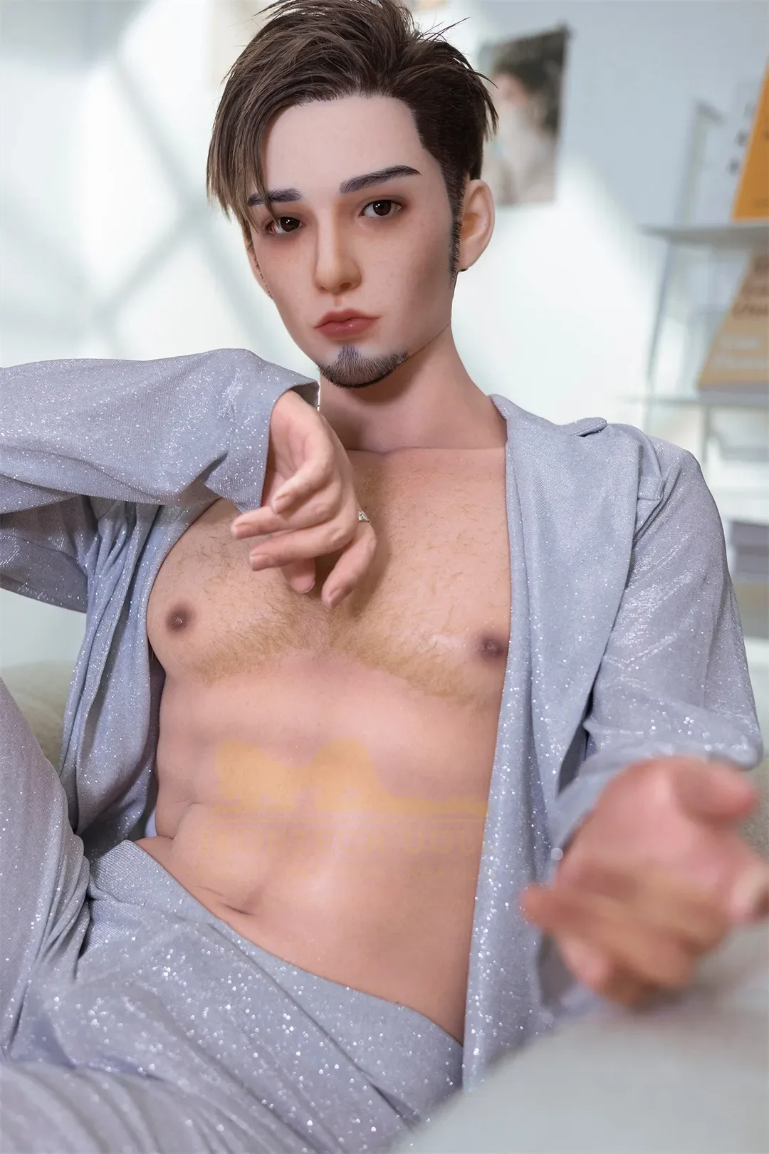 Irontech | John - 5ft7 (170cm) Ebony Silicone Male Sex Doll view 1