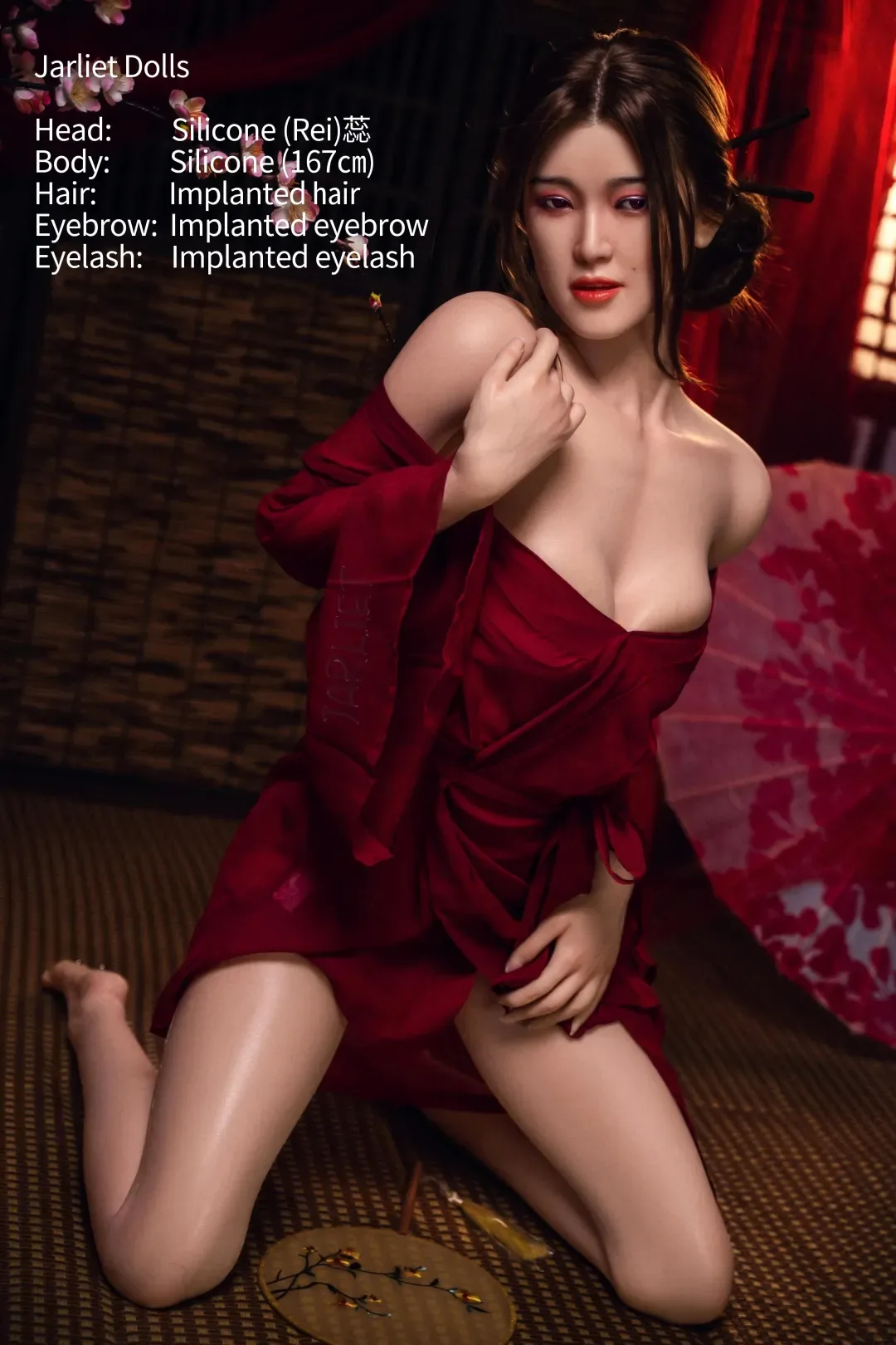 Jarliet丨Rei -5ft 5/167cm Asian Costume Silicone Sex Doll view 7