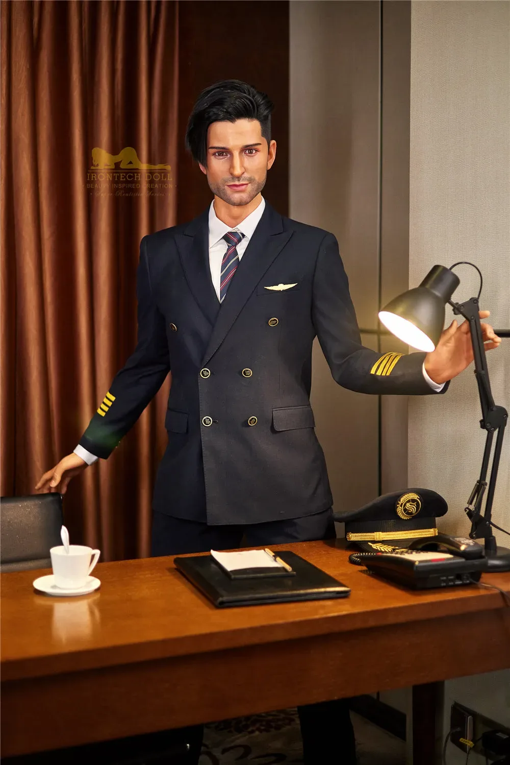 Irontech | George - 5ft9 (176cm) Pilot Silicone Male Sex Doll view 6