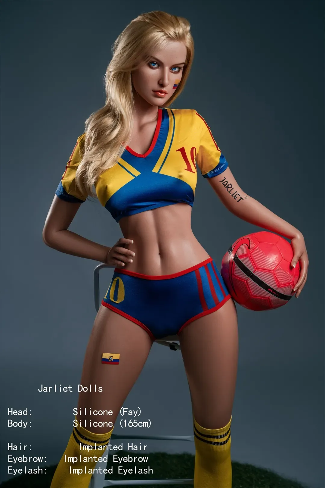 Jarliet | Fay -5ft 4/165cm Football Babes Full Silicone Sex Doll view 3
