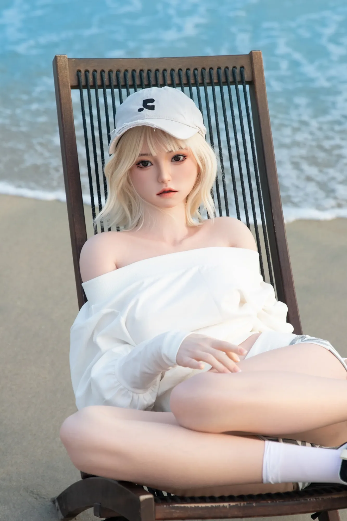 WSG | Emma - 164cm/5ft 5 B-Cup Blonde Realistic Full Silicone Sex Doll view 5
